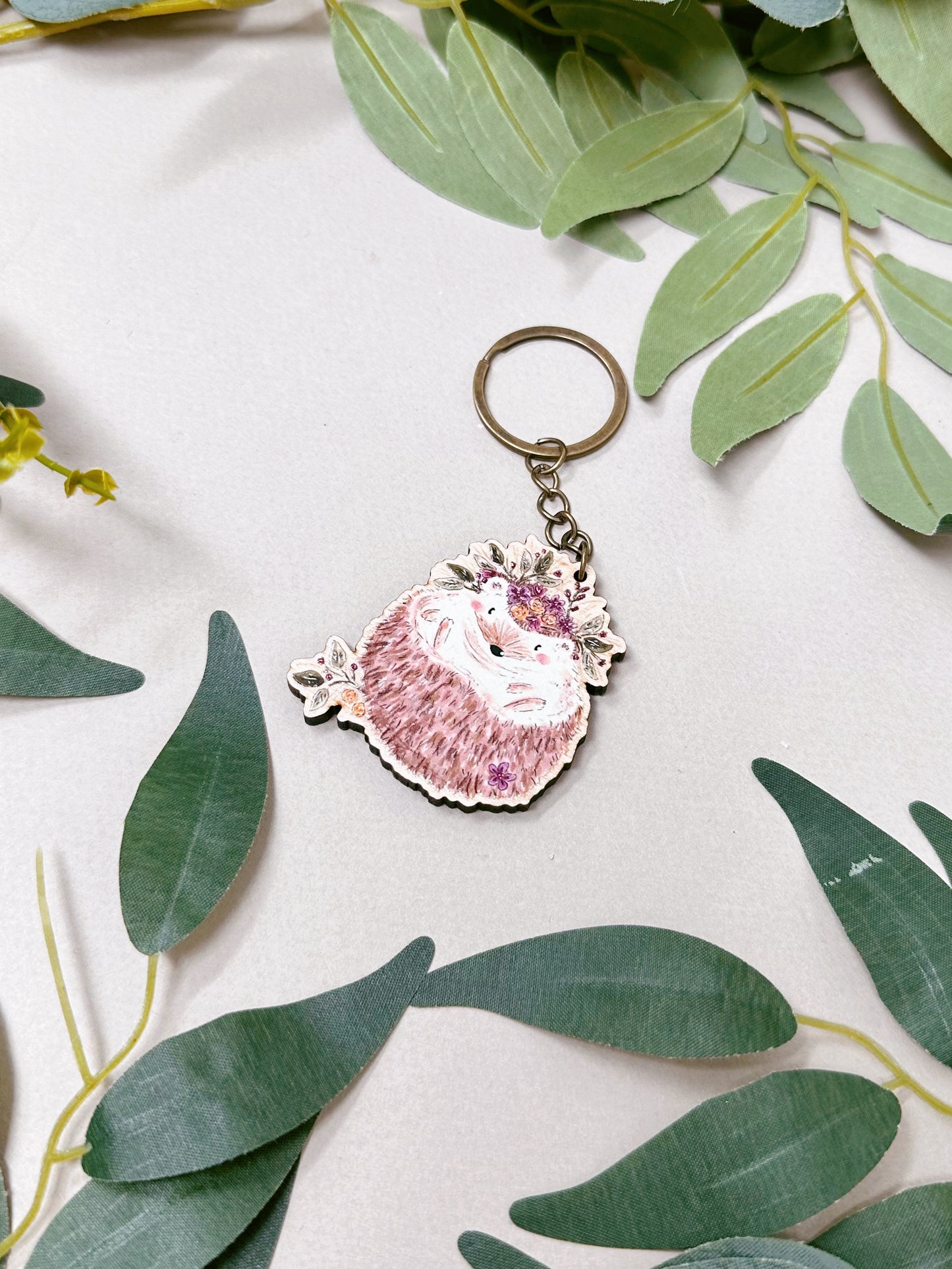 Hedgehog Keyring