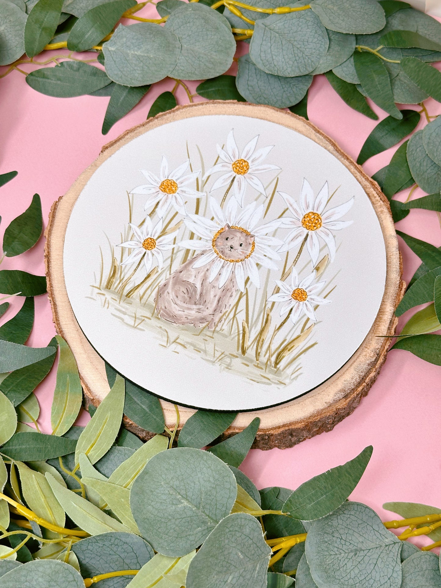 Daisy Cat Mousemat