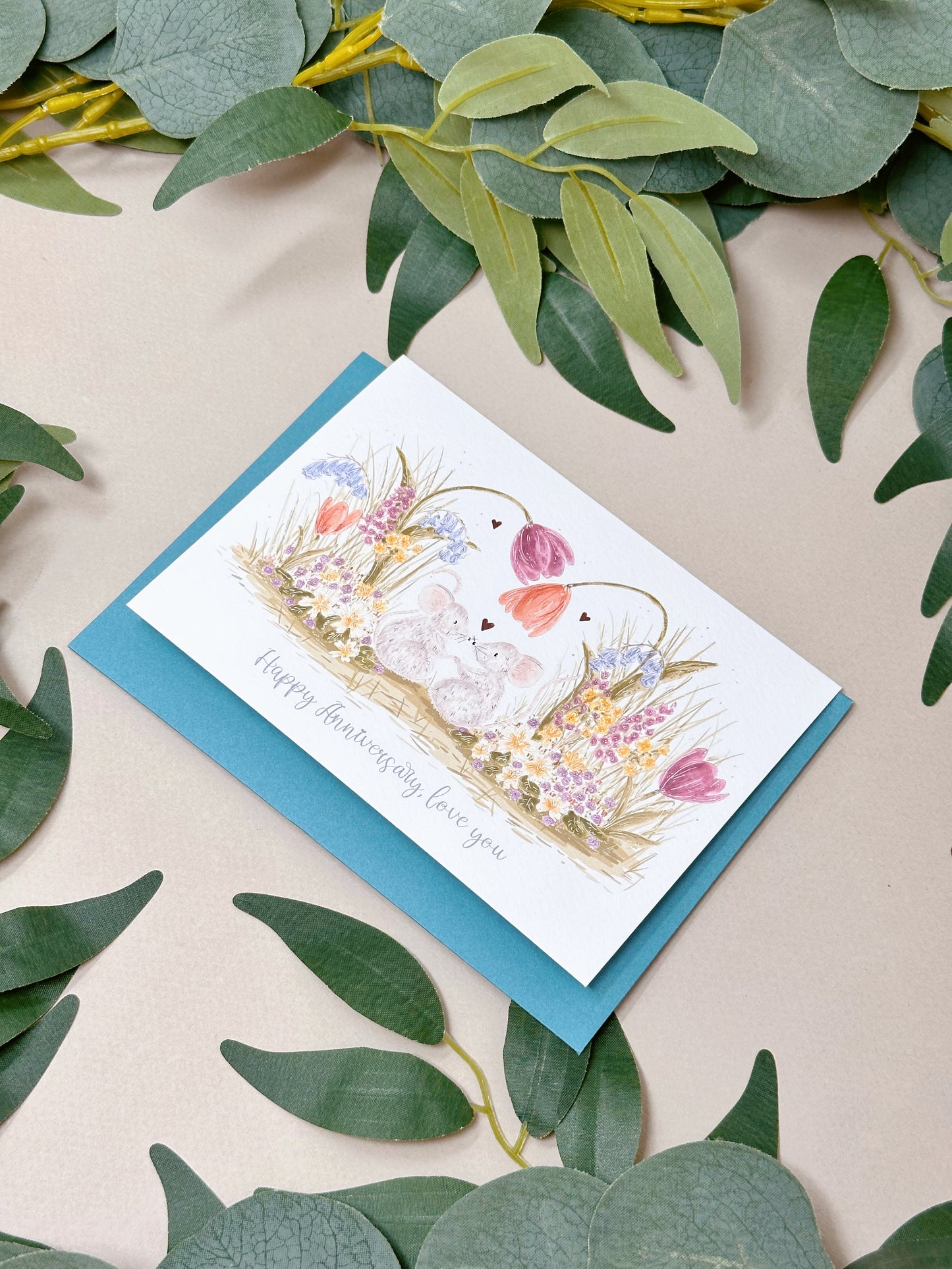 Mouse Wedding Anniversary Card