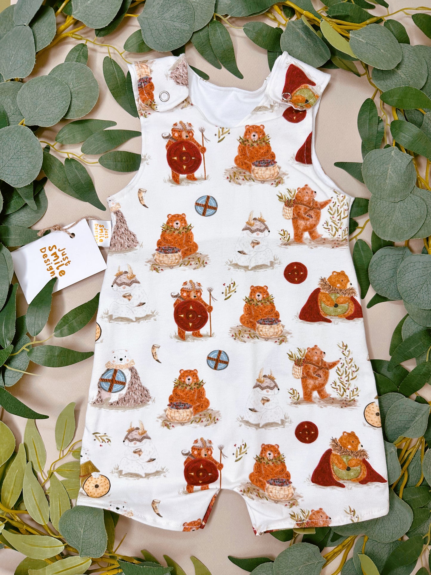 Viking Bear Short Romper