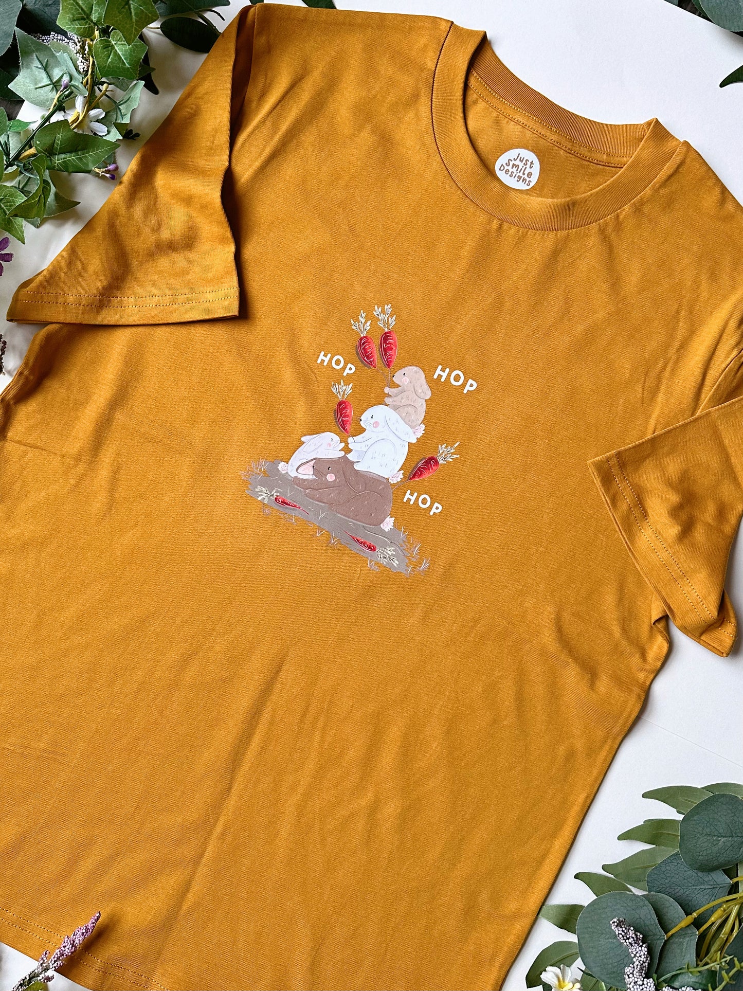 Bunny Hop Graphic T-Shirt - Organic Cotton