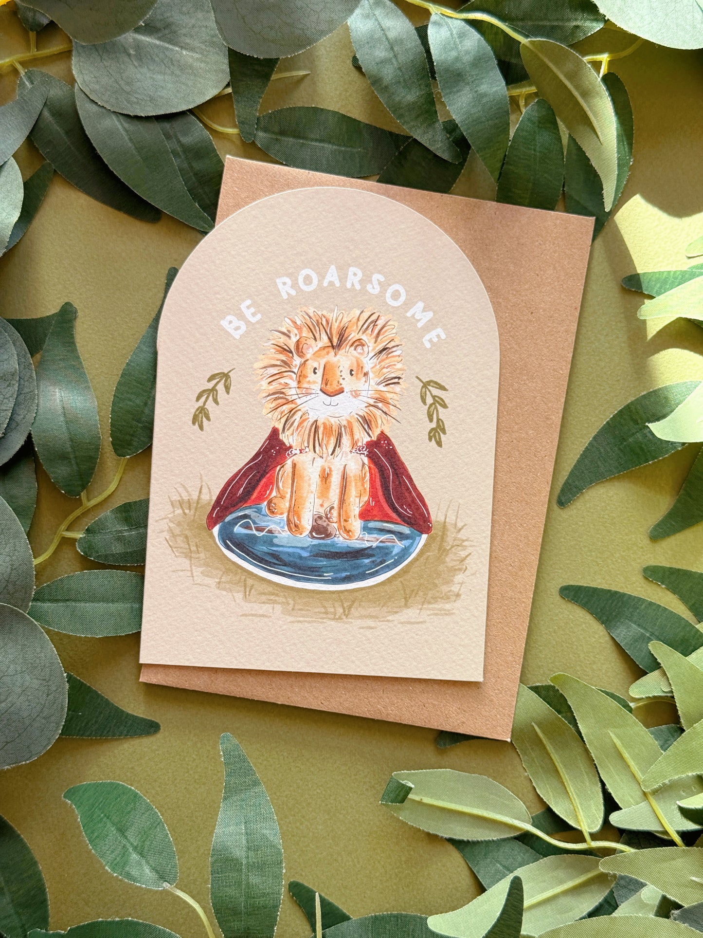Roarsome Lion Card