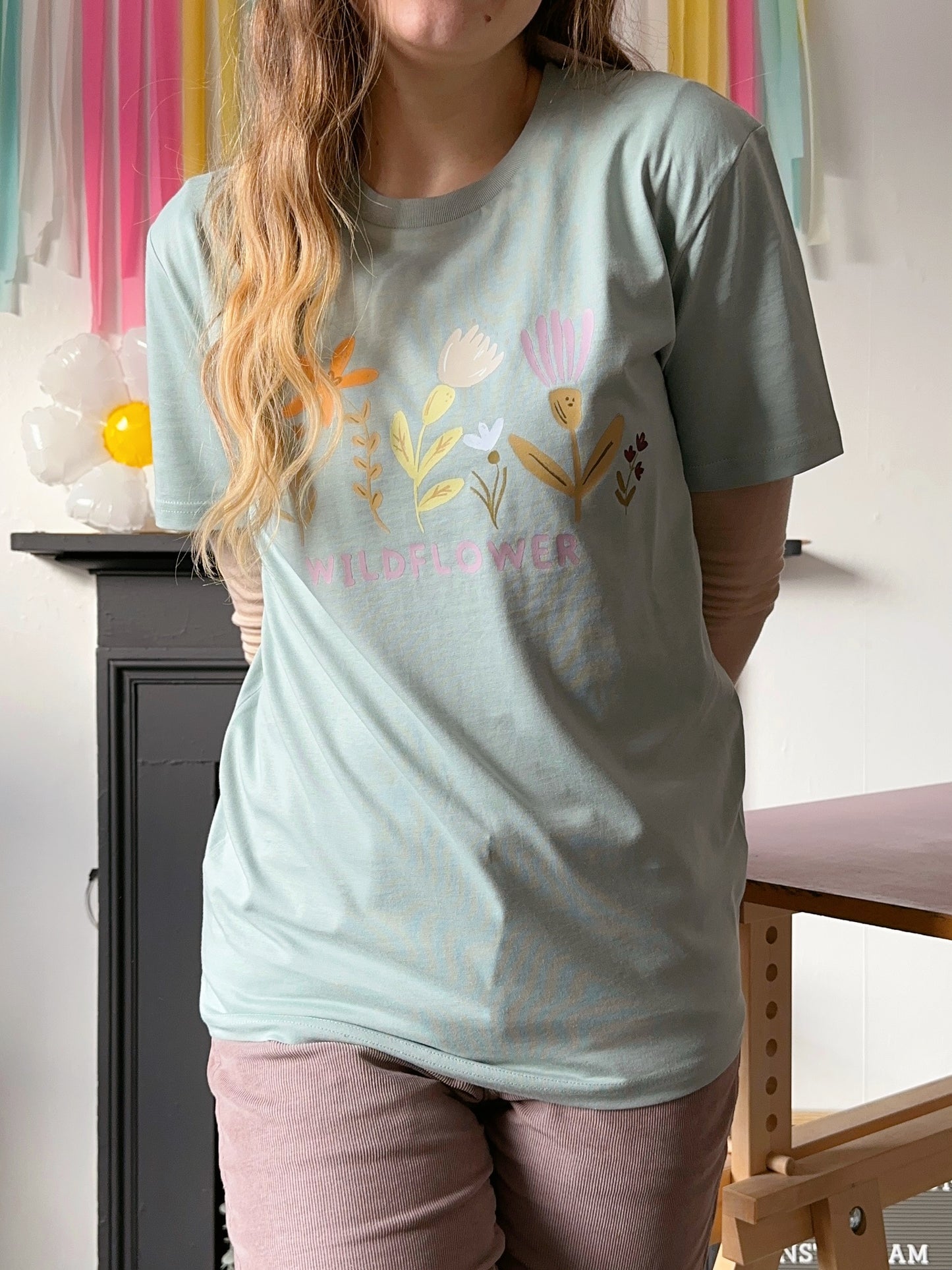 Wild Flower Graphic T-Shirt - Organic Cotton