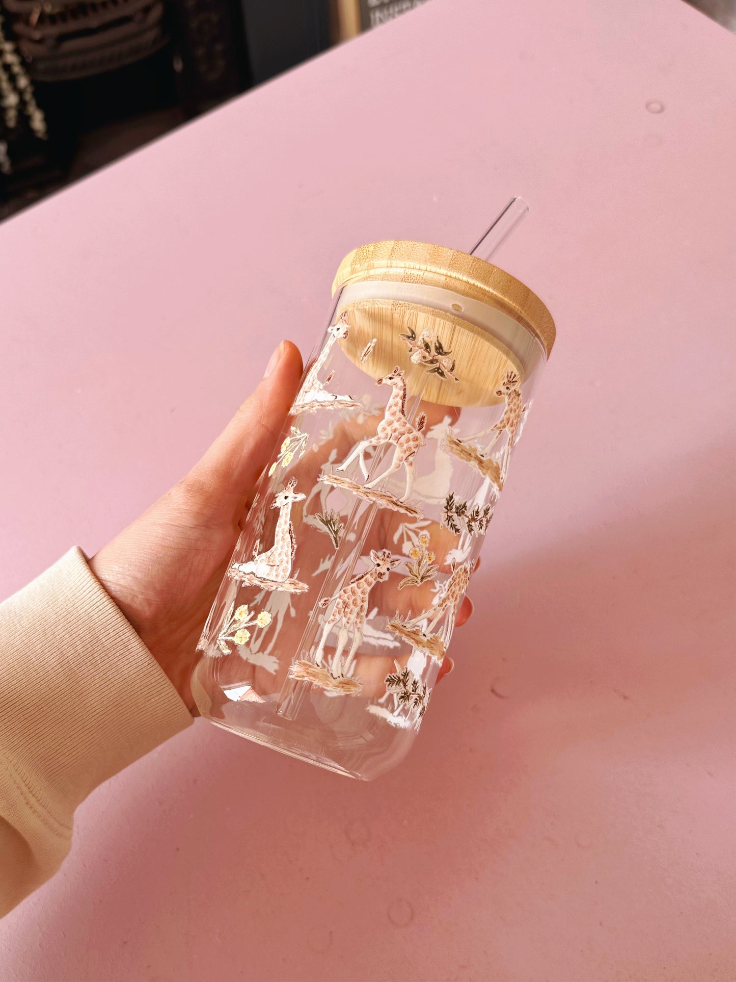 Giraffe Glass Tumbler