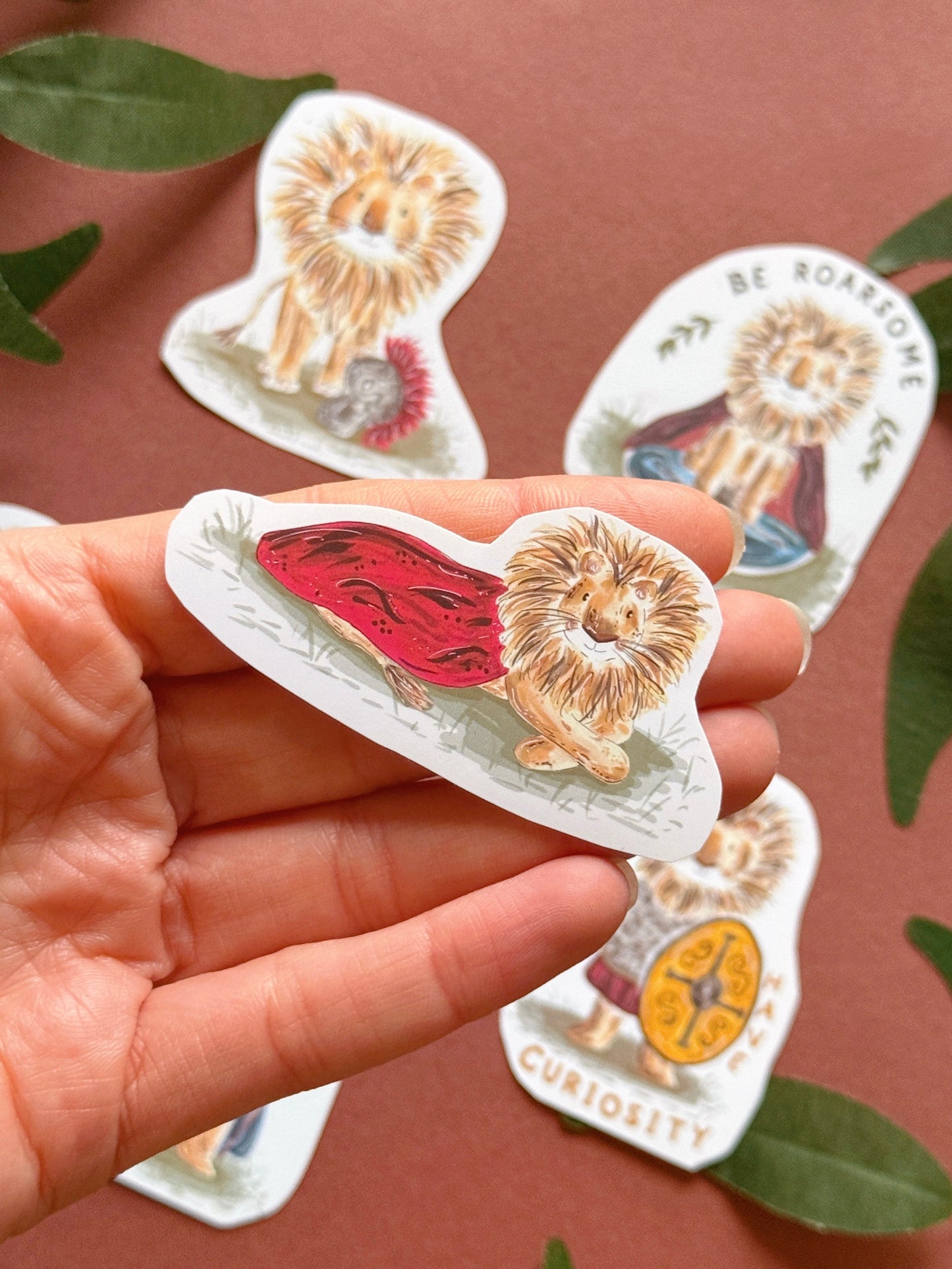 Warrior Lion Sticker