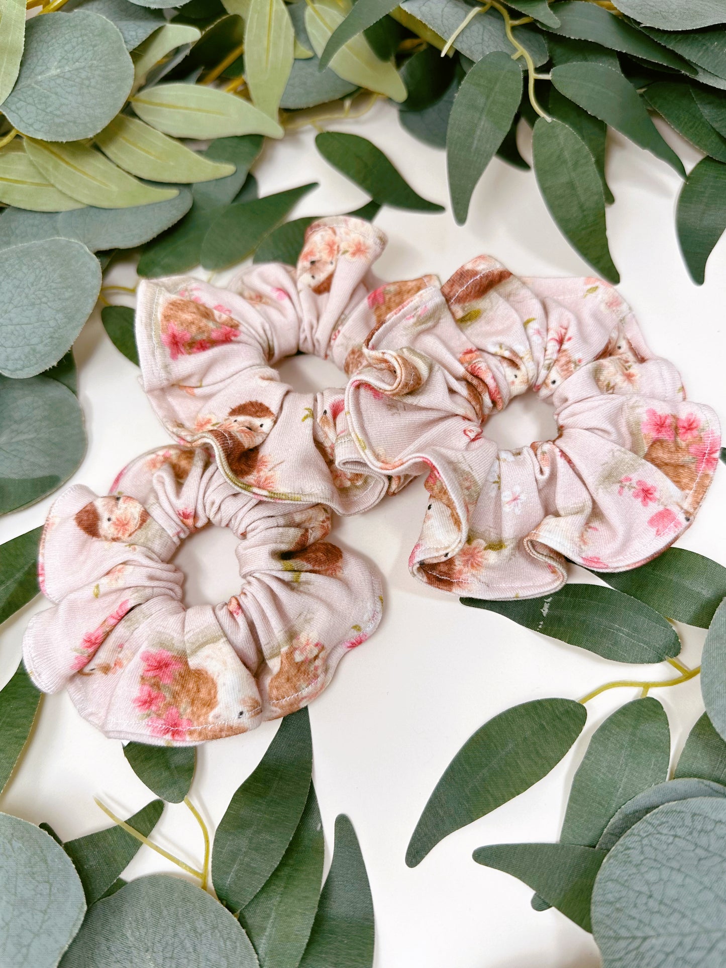Sakura Hedgehog Scrunchy