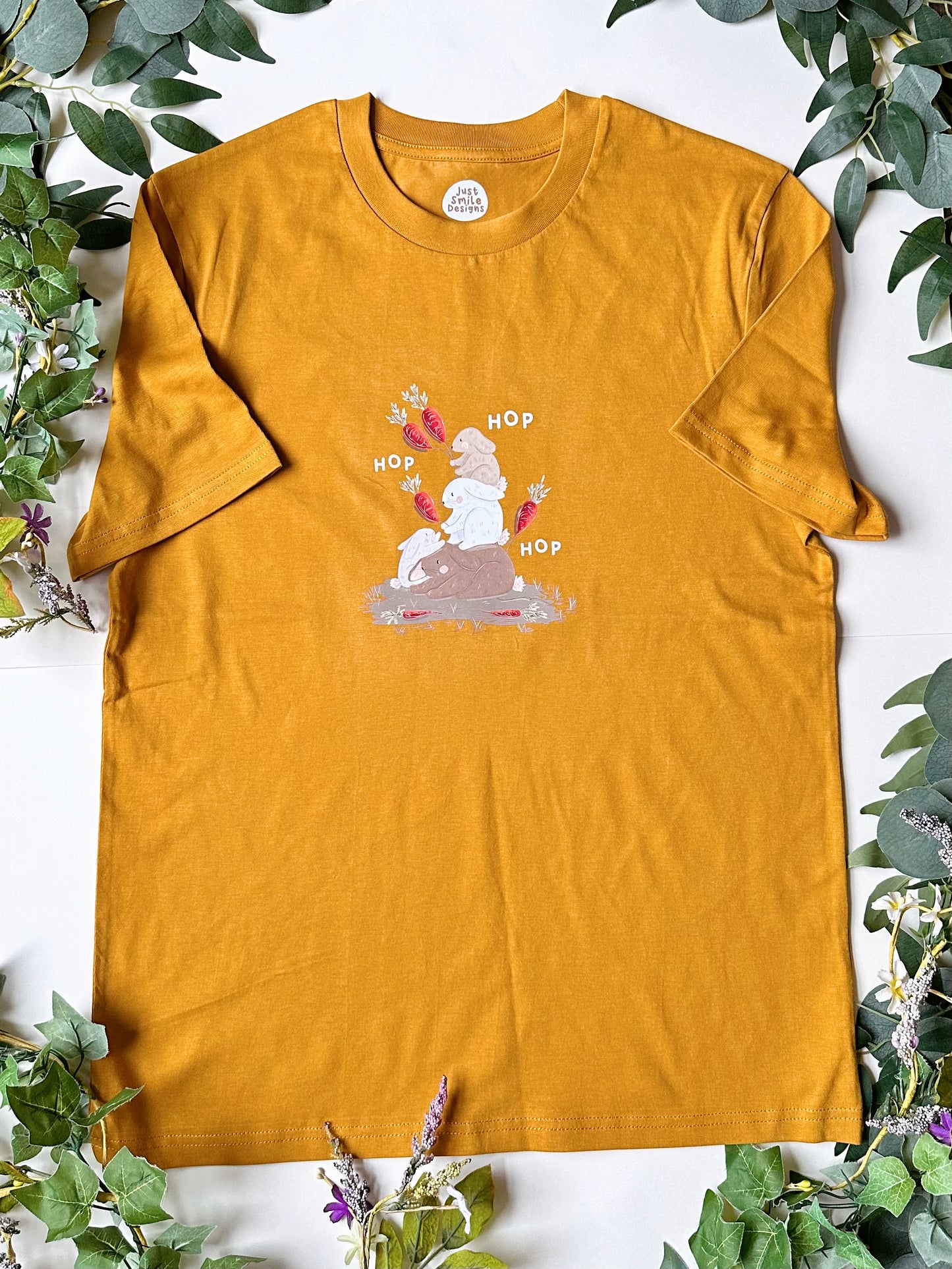 Bunny Hop Graphic T-Shirt - Organic Cotton