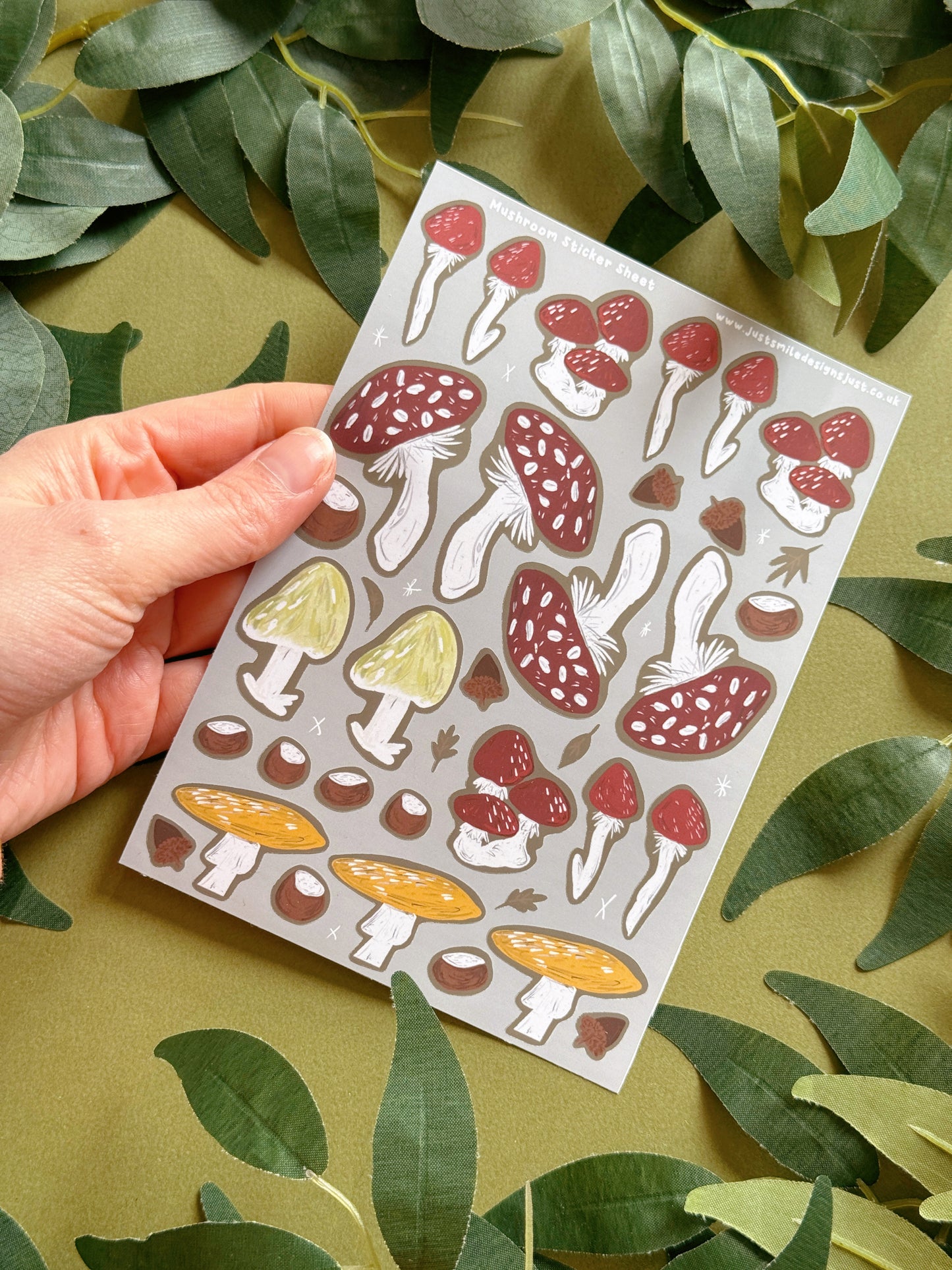 Mushroom Sticker Sheet
