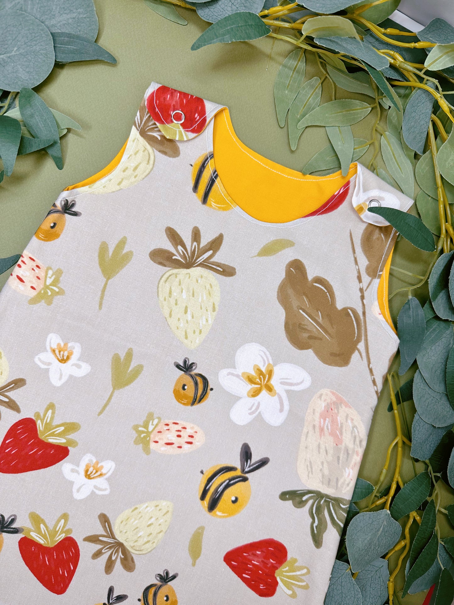 Strawberry Bee Dress