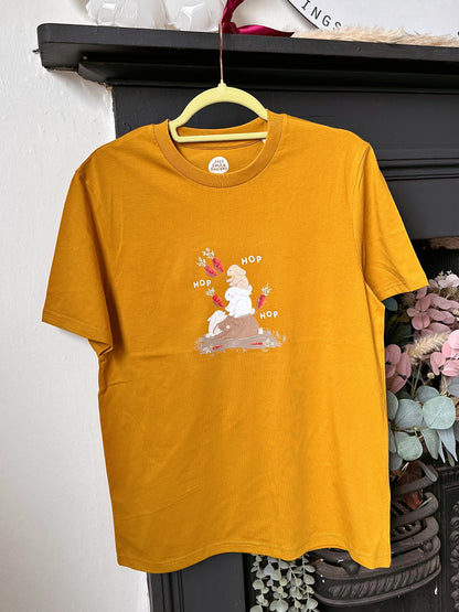 Bunny Hop Graphic T-Shirt - Organic Cotton