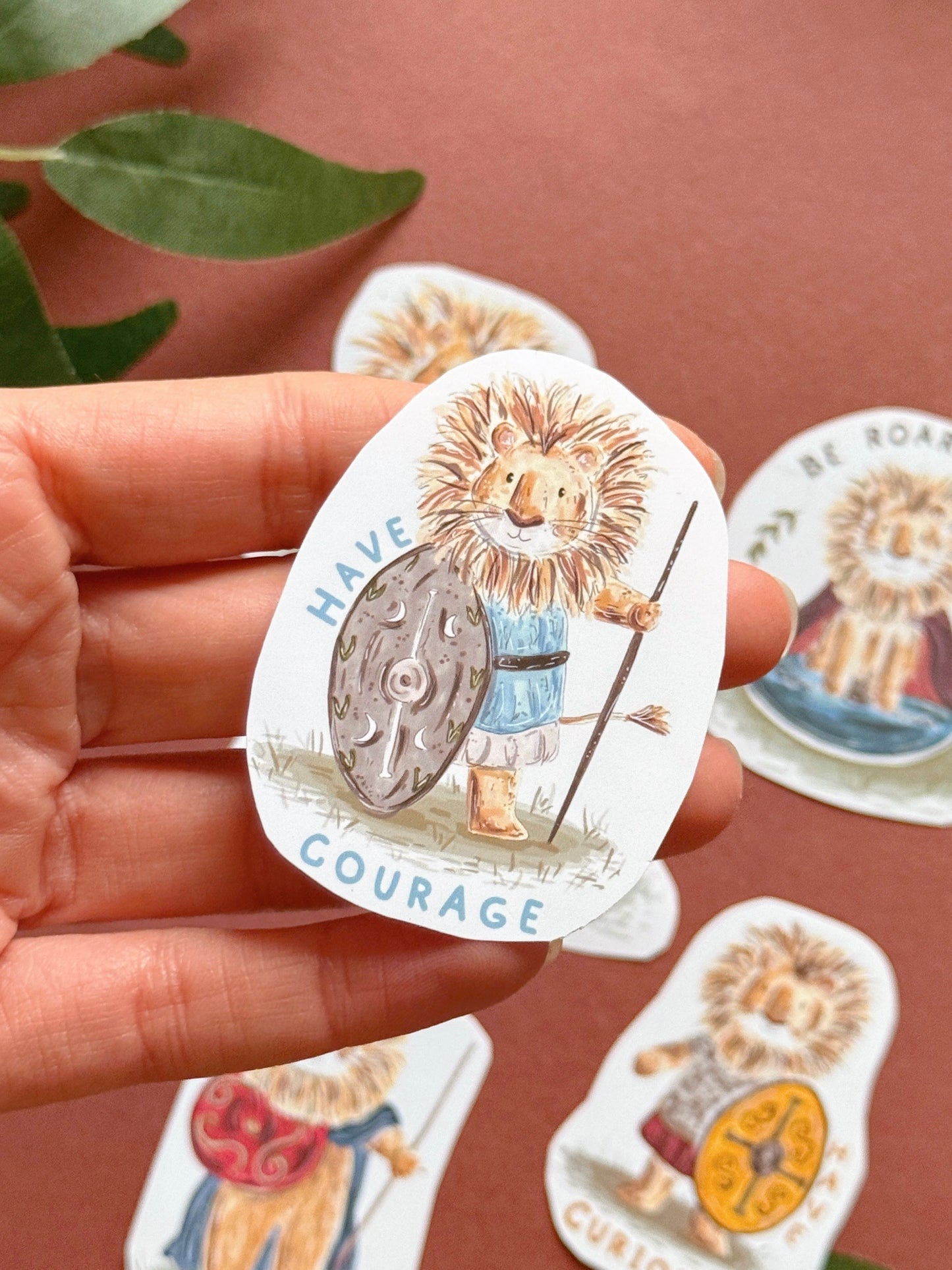 Warrior Lion Sticker