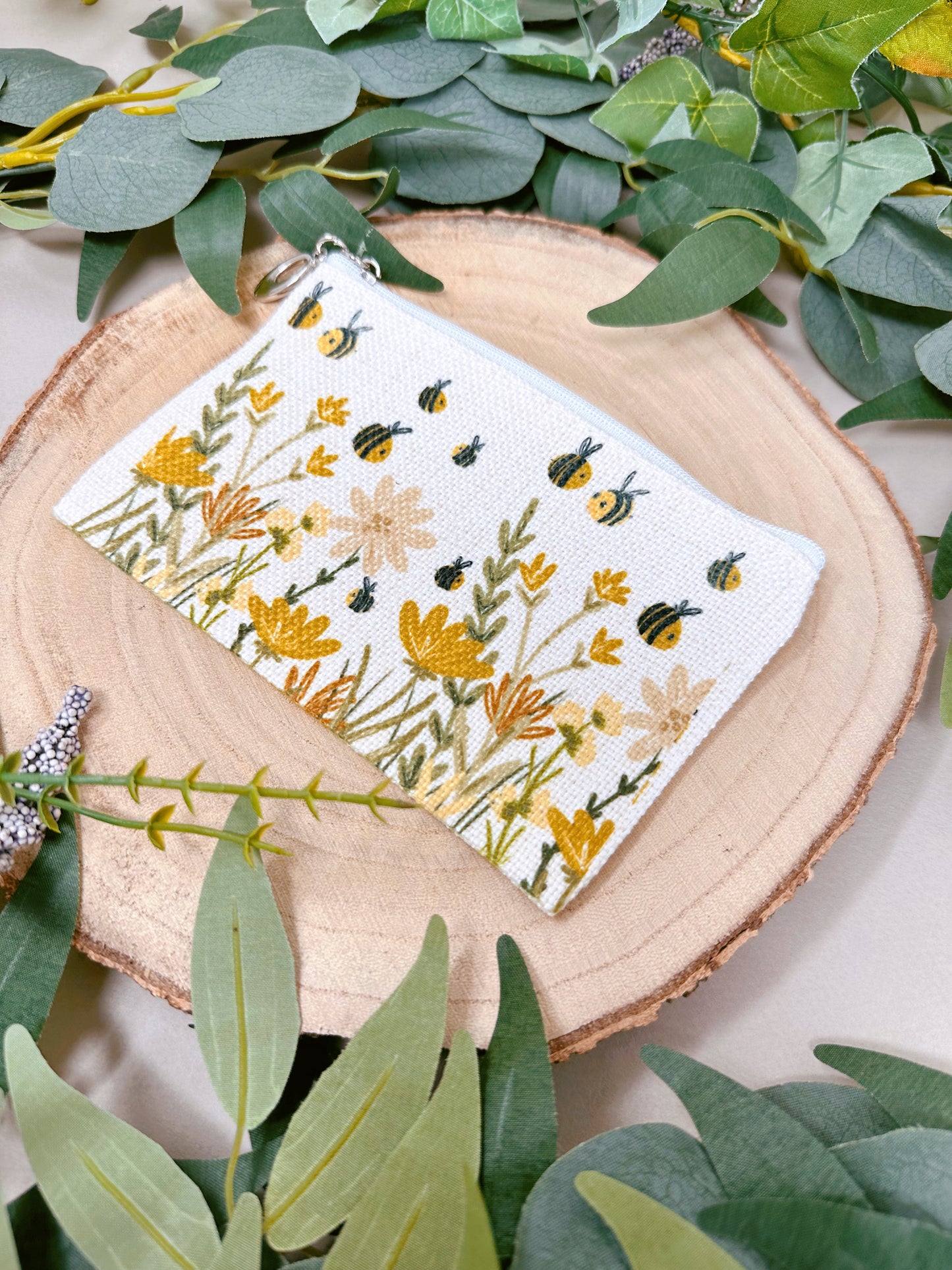 Autumn Bee Zip Case