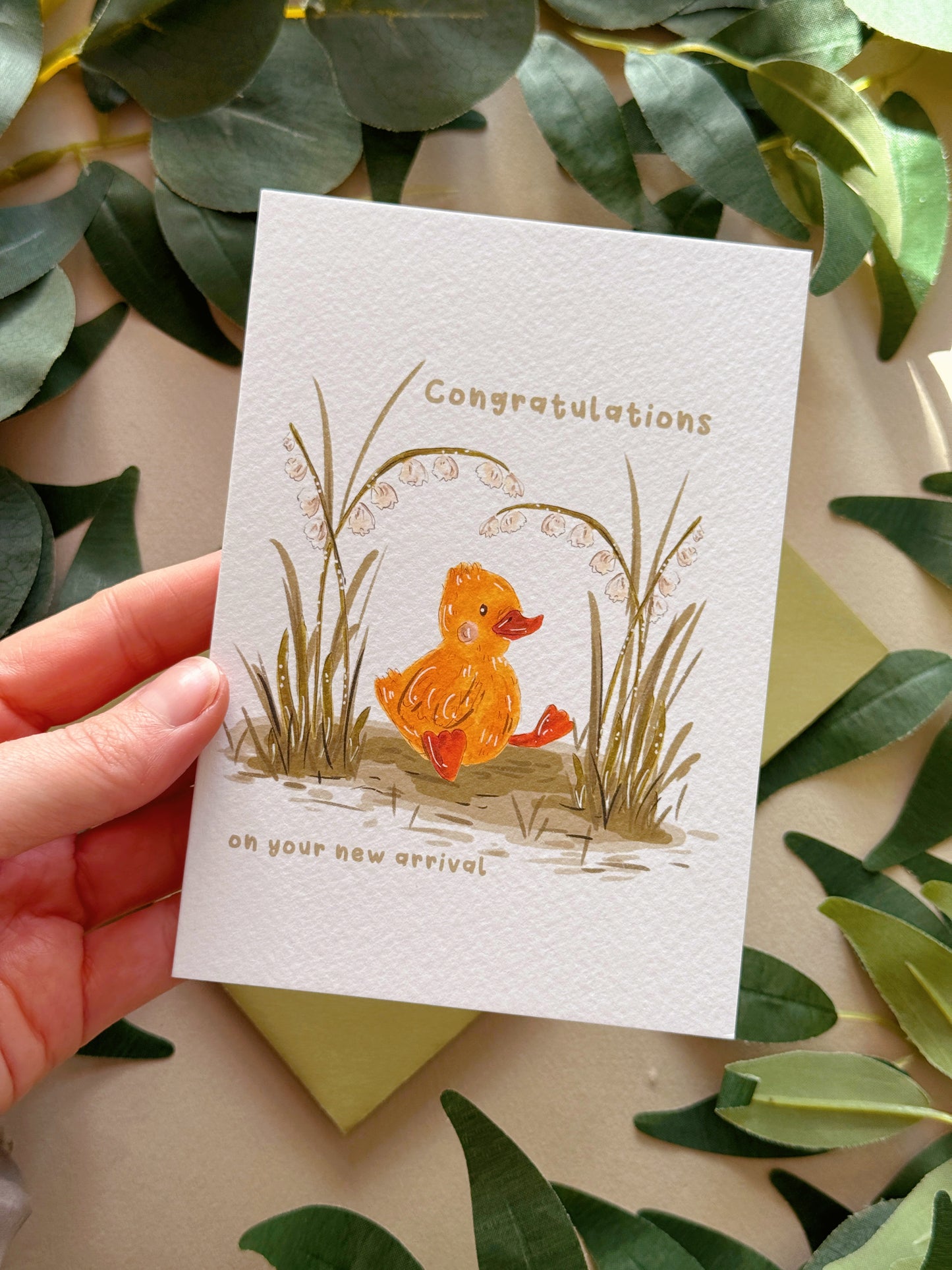 Duckling New Arrival Card