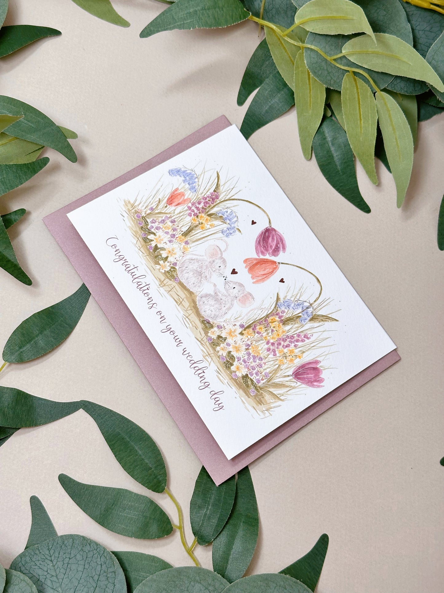 Mouse Wedding Card