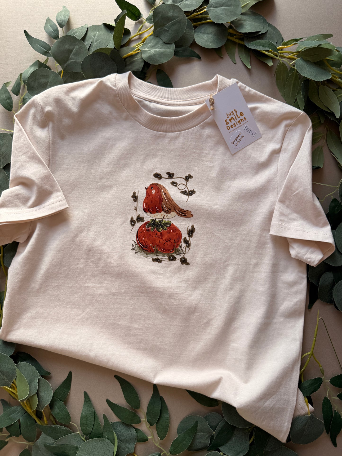 Tomato Robin T-Shirt - Organic Cotton