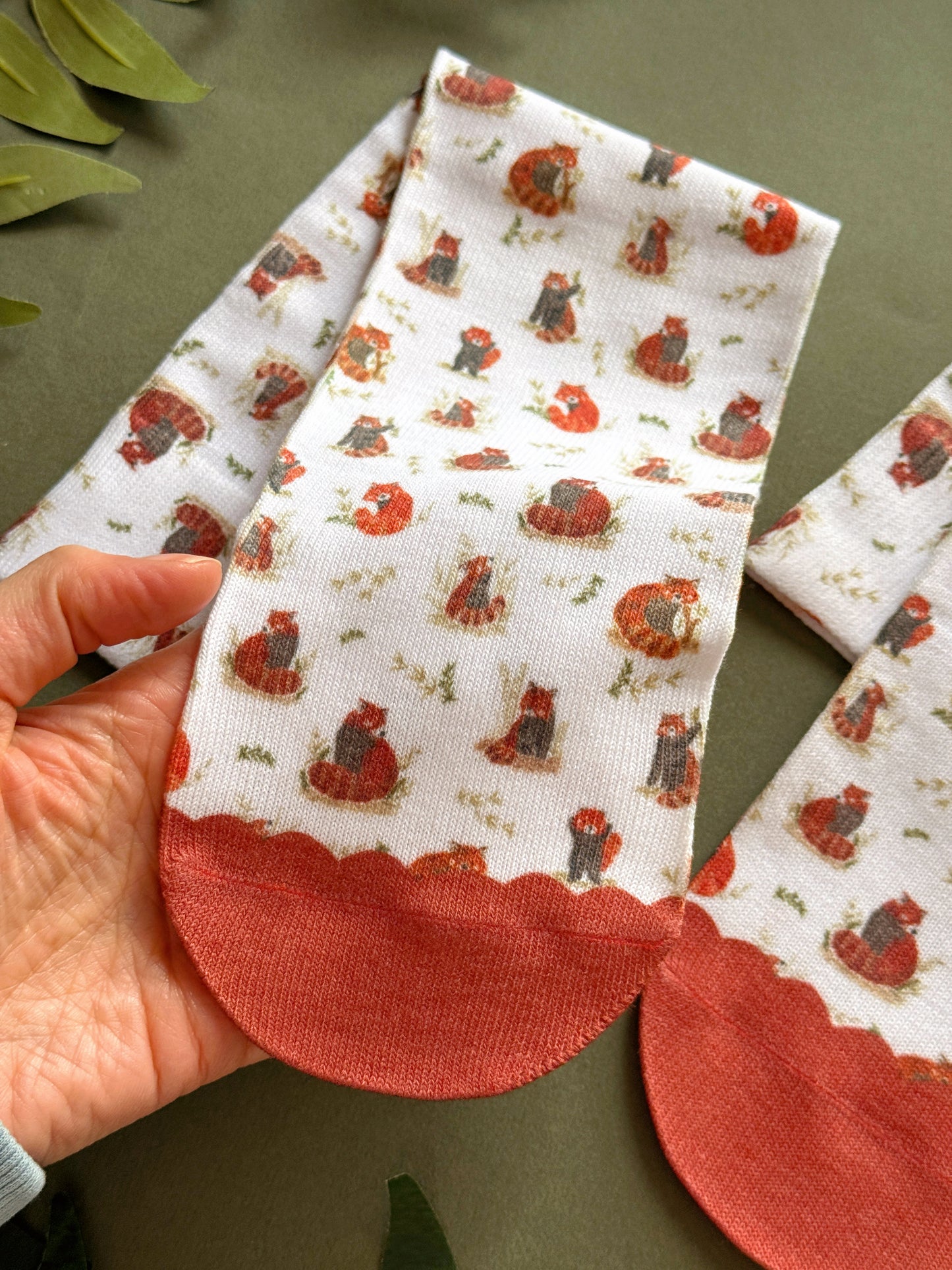 Red Panda Sock