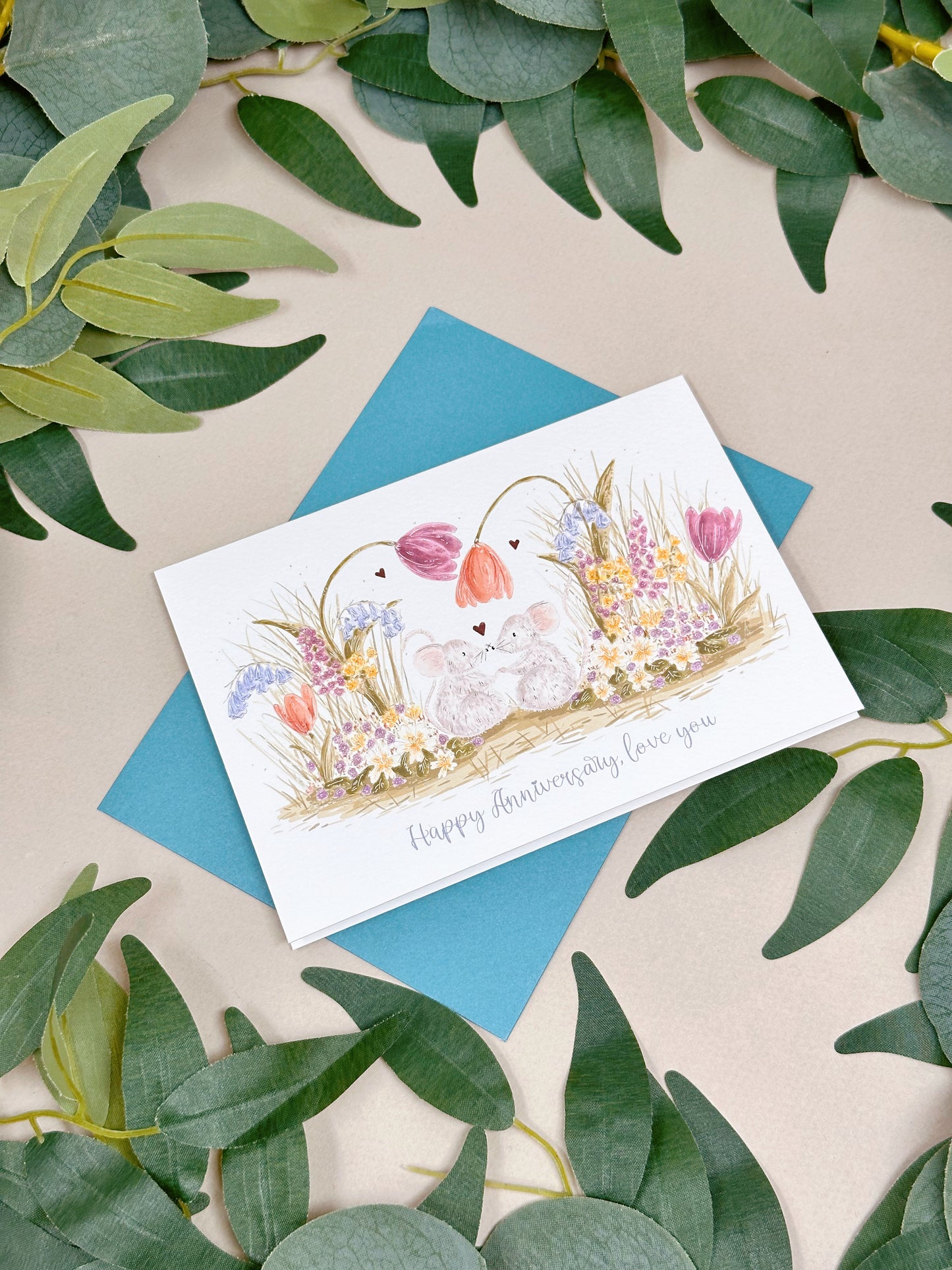 Mouse Wedding Anniversary Card