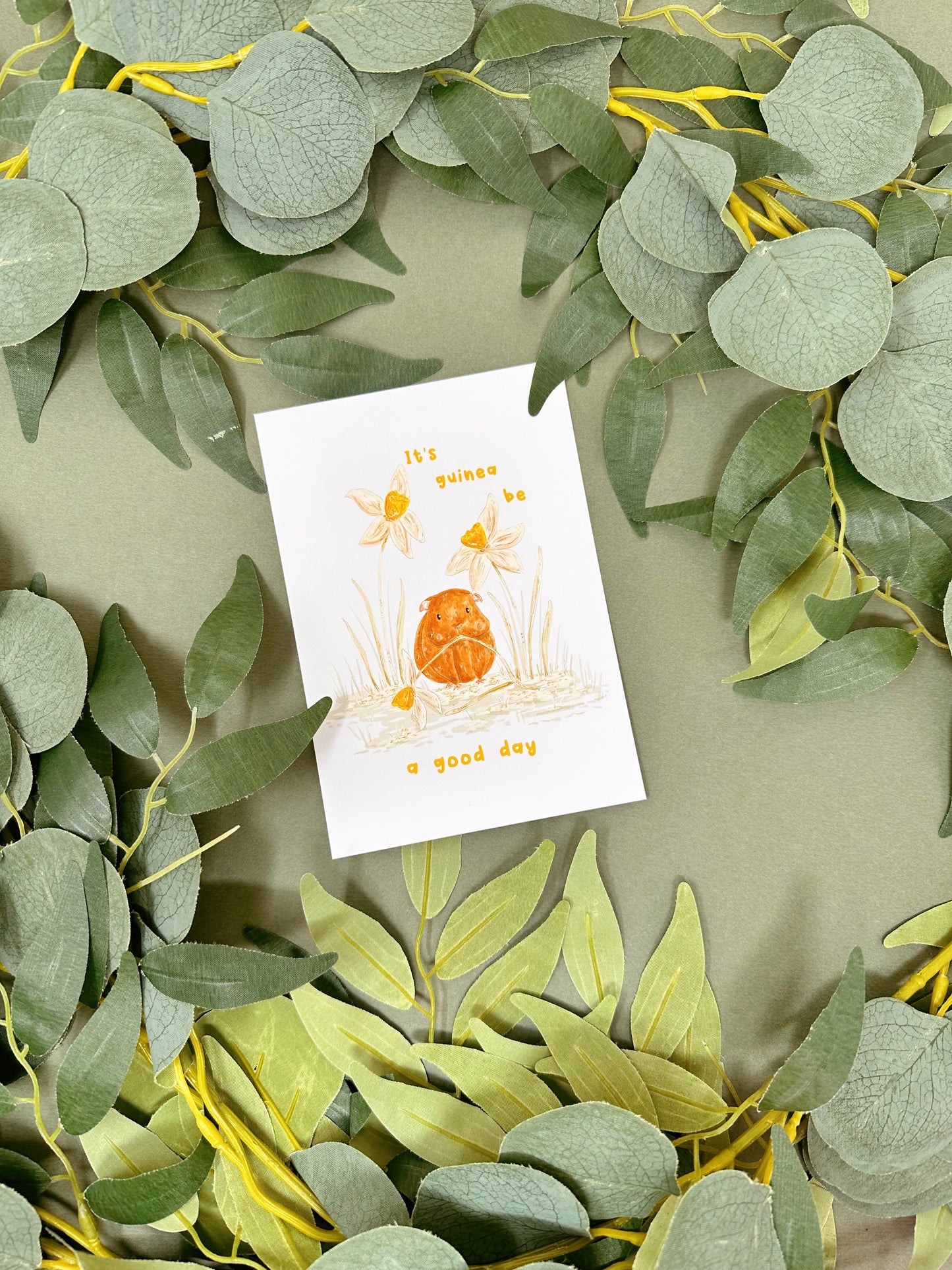 It’s Guinea be a Good Day Postcard