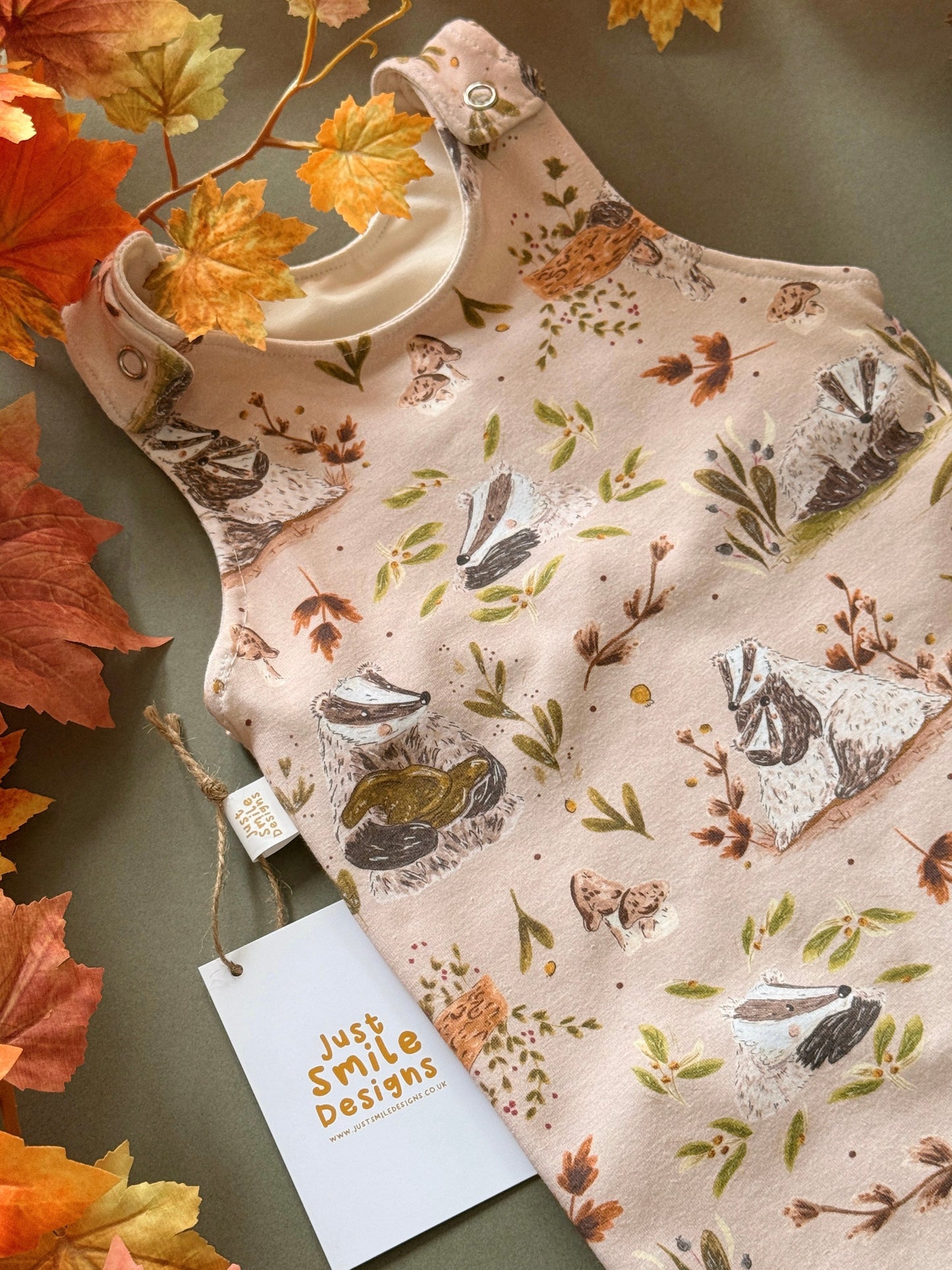 Woodland Badger Romper