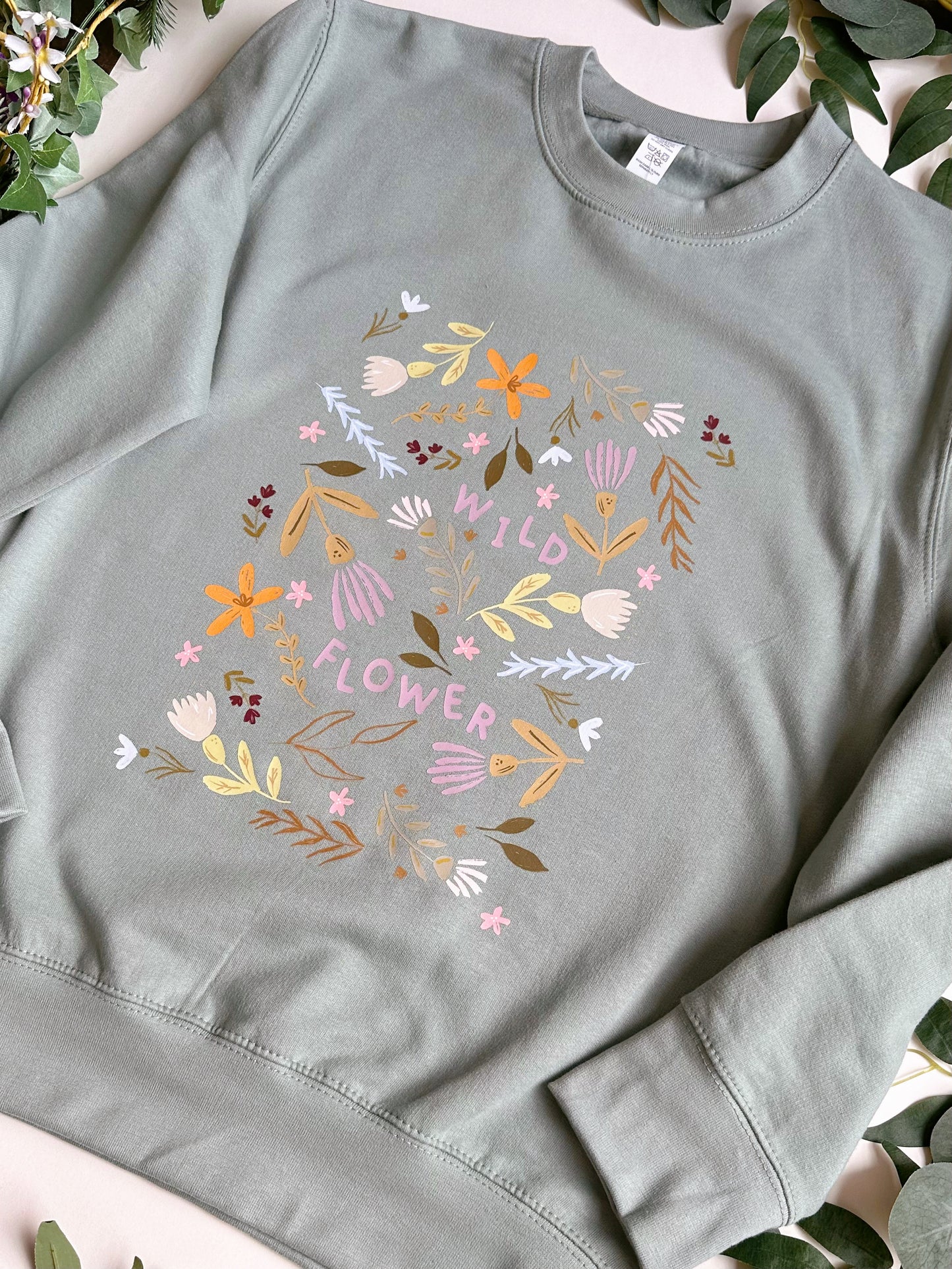 Wild Flower Graphic Sweatshirt - ADULT