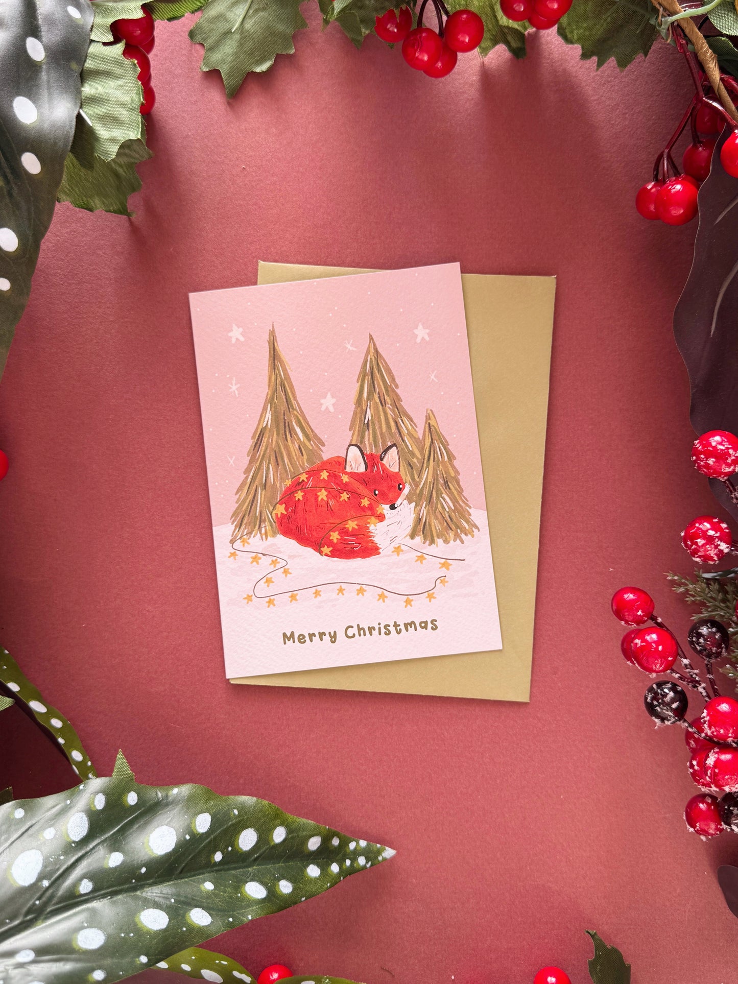 Fox Christmas Card