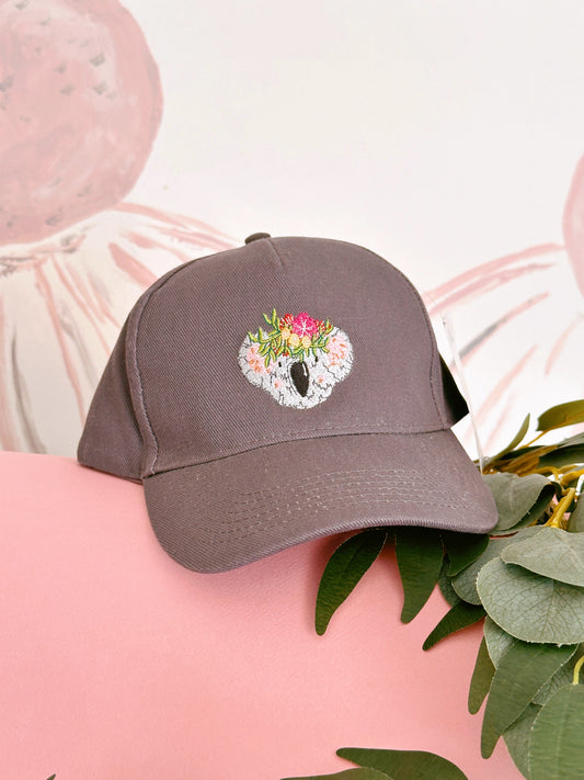 Koala embroidered baseball cap