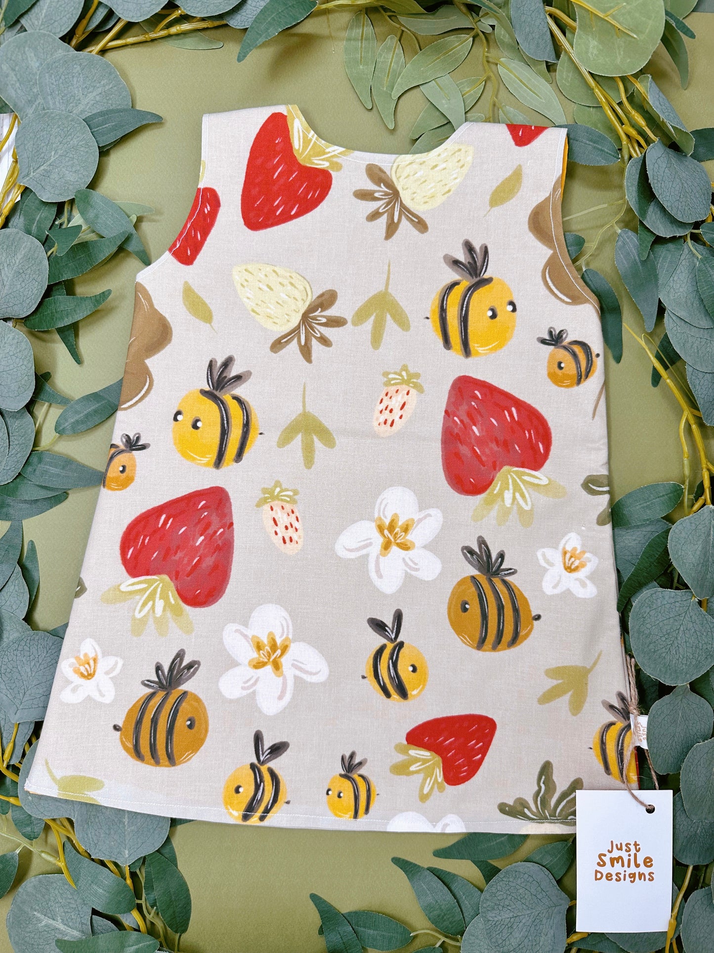 Strawberry Bee Dress