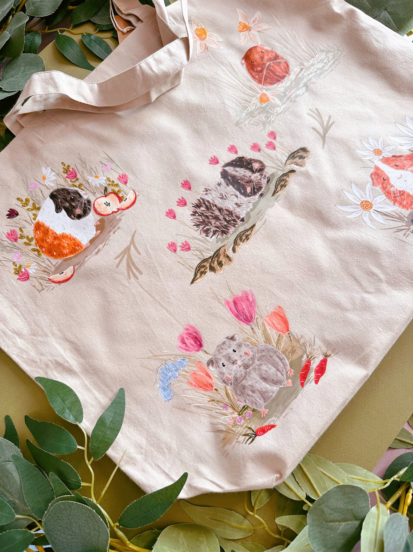 Guinea Pig Maxi Tote Bag - Organic Cotton