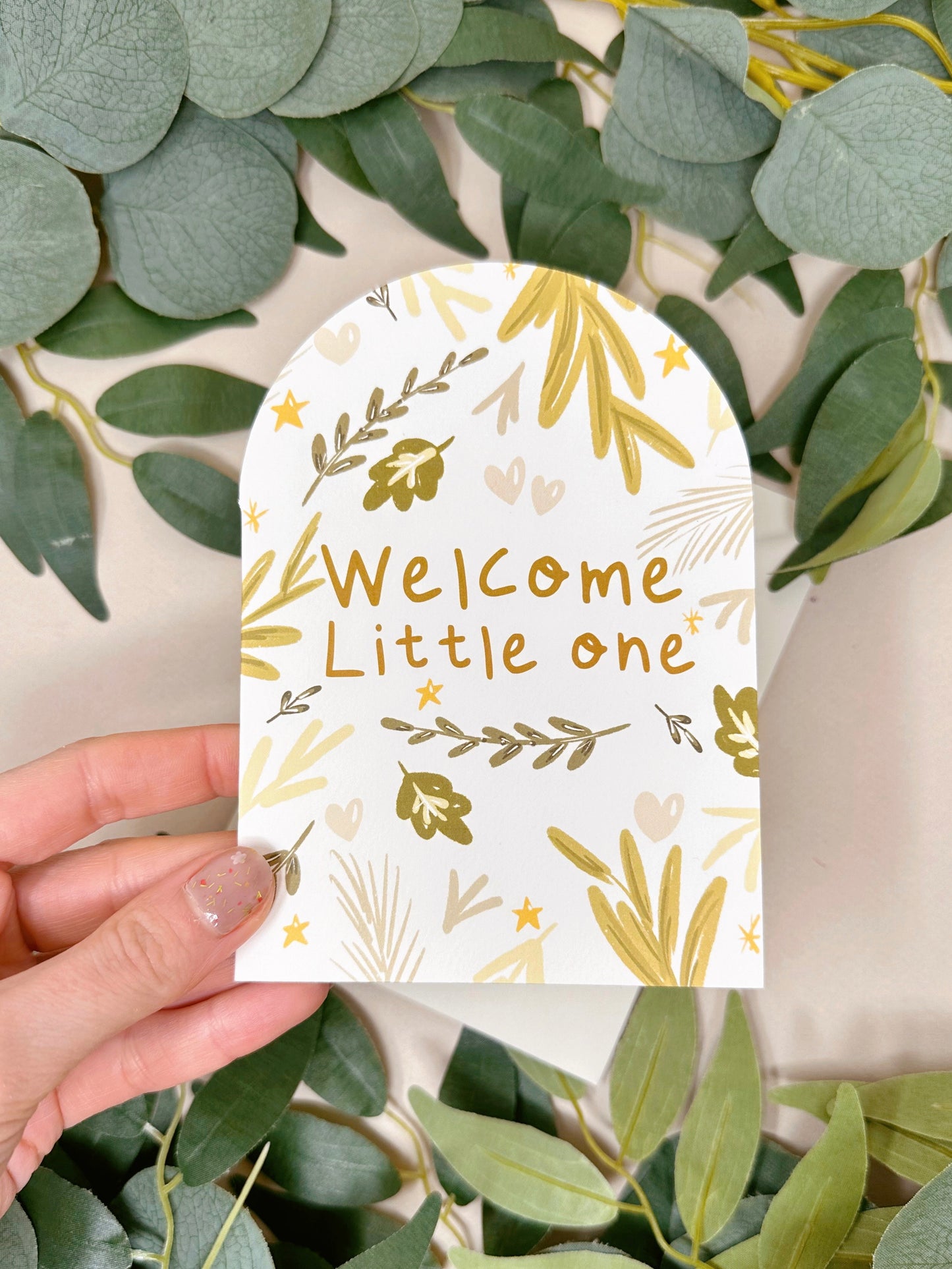 Botanical New Baby Card