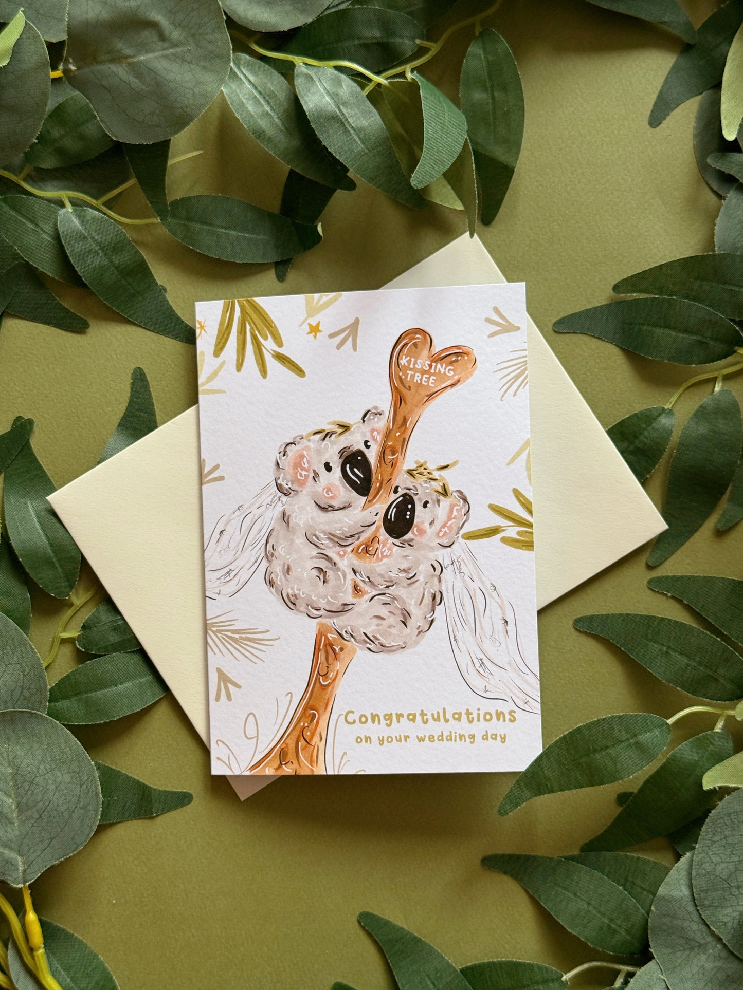 Mrs & Mrs Koalas Wedding Card