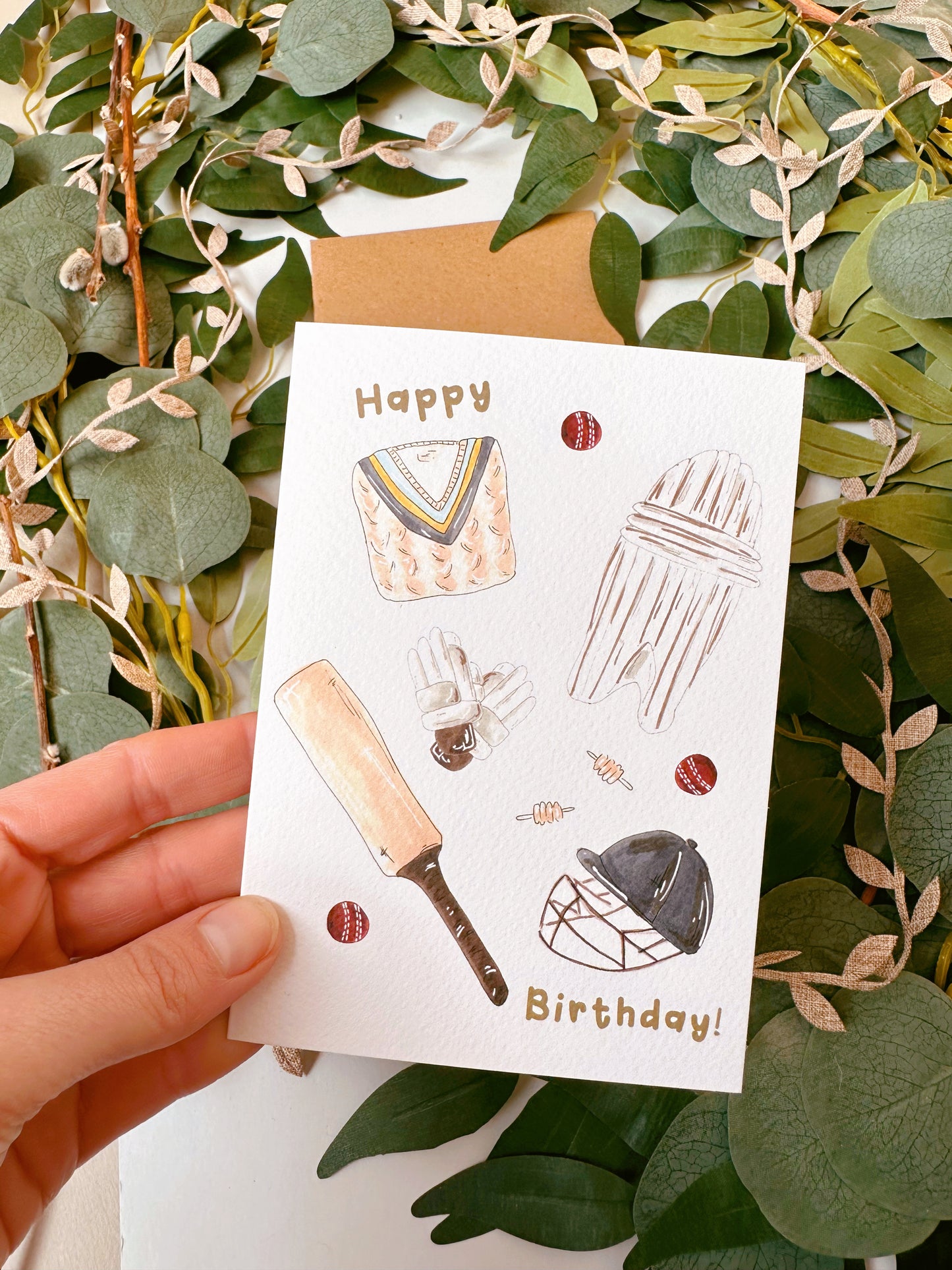 Cricket Birthday Card