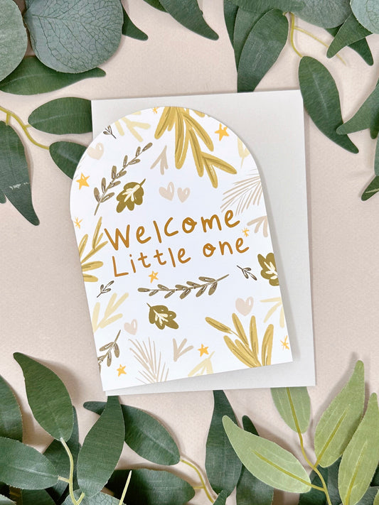 Botanical New Baby Card