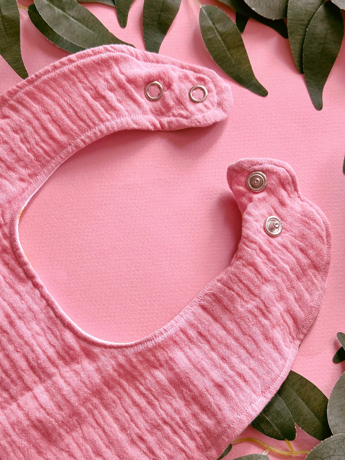 Fresh Flowers Bib - Rounded