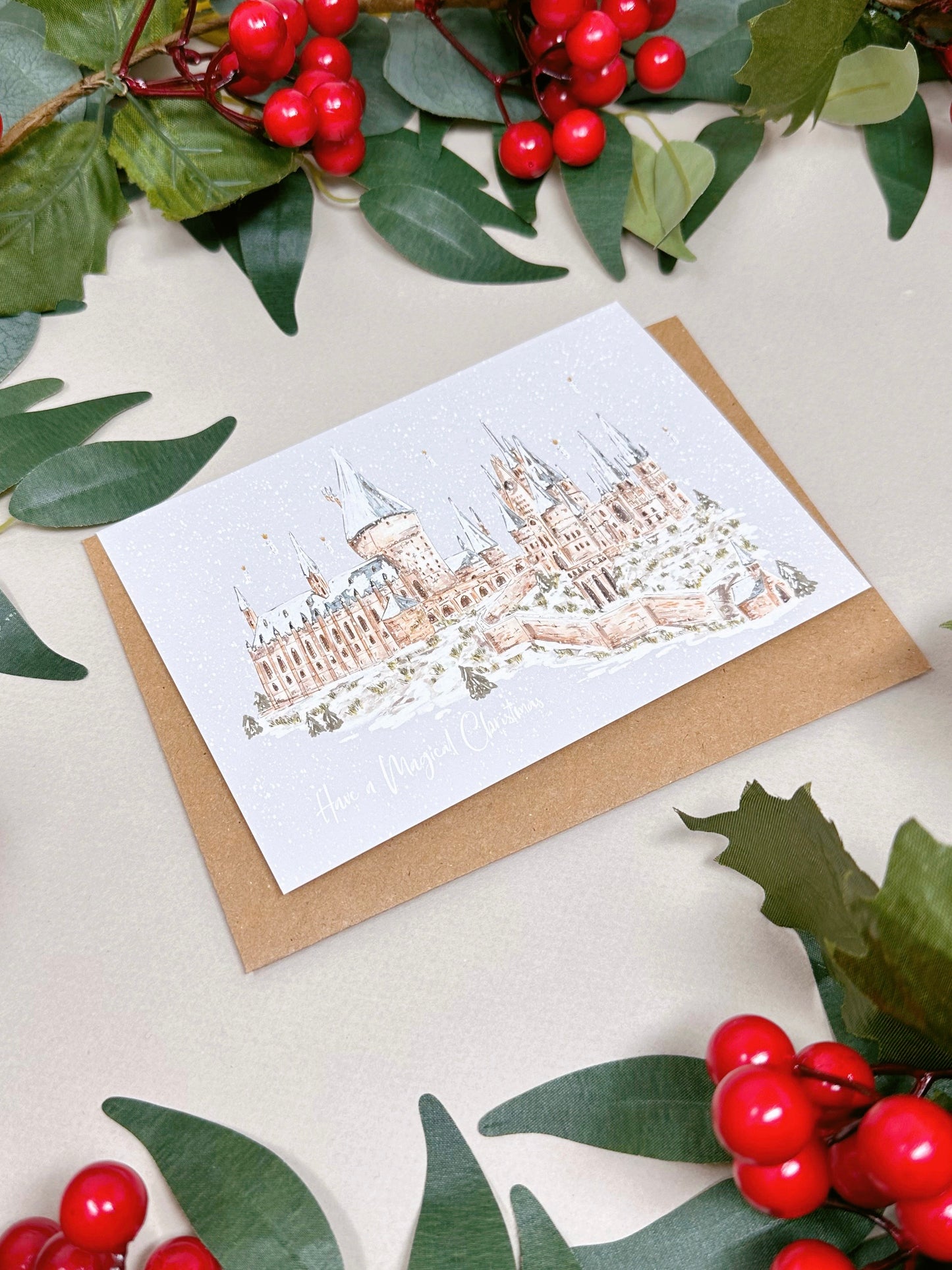Hogwarts Christmas Card