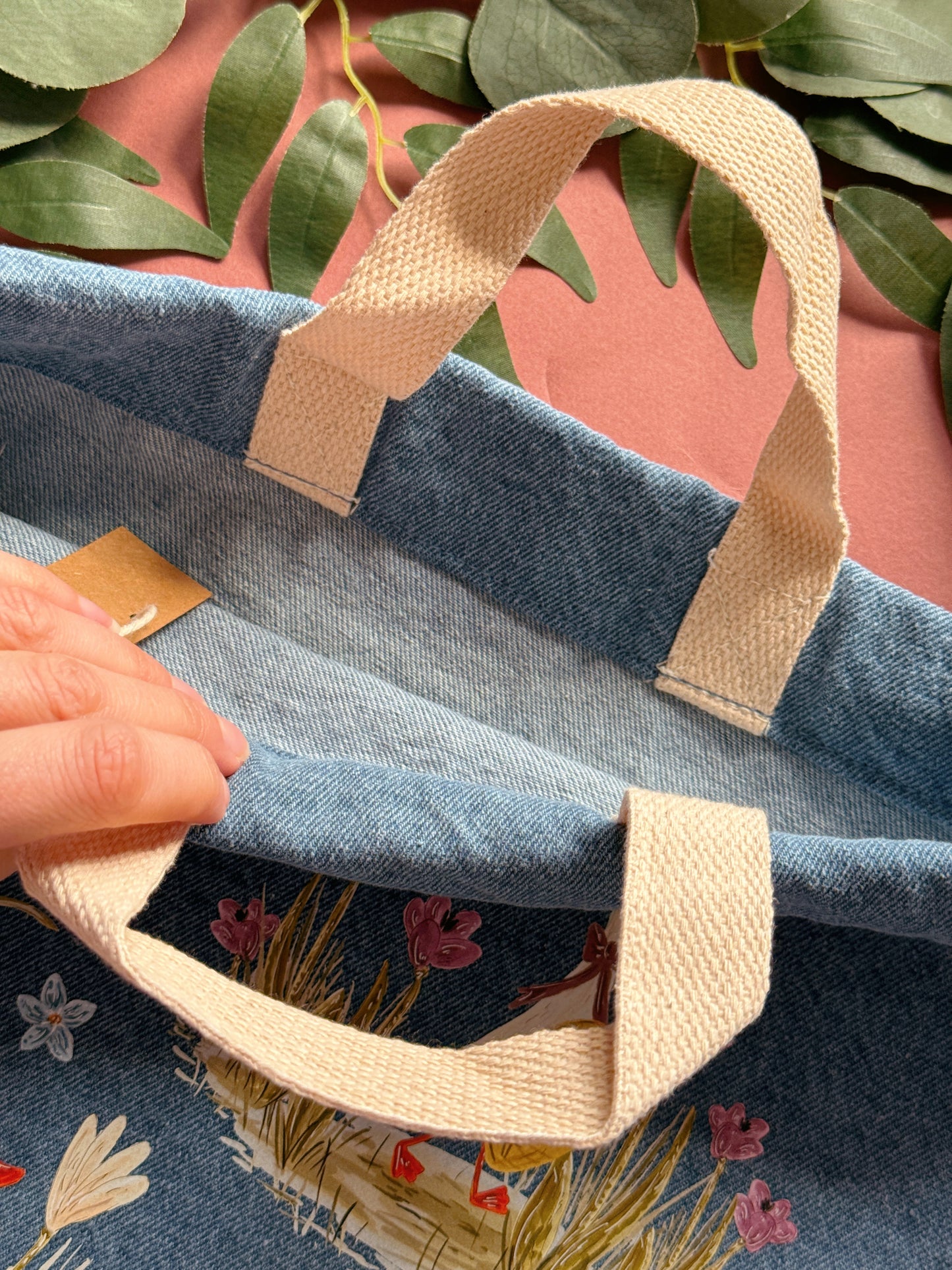 Duck Drawstring Tote Bag