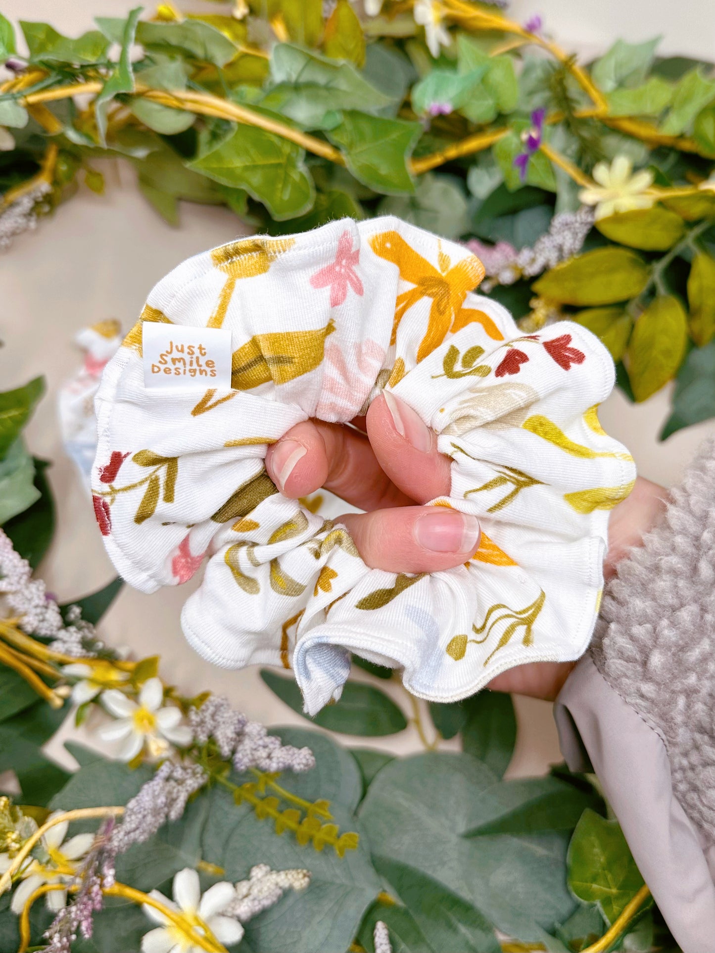 Fresh Flowers Scrunchy