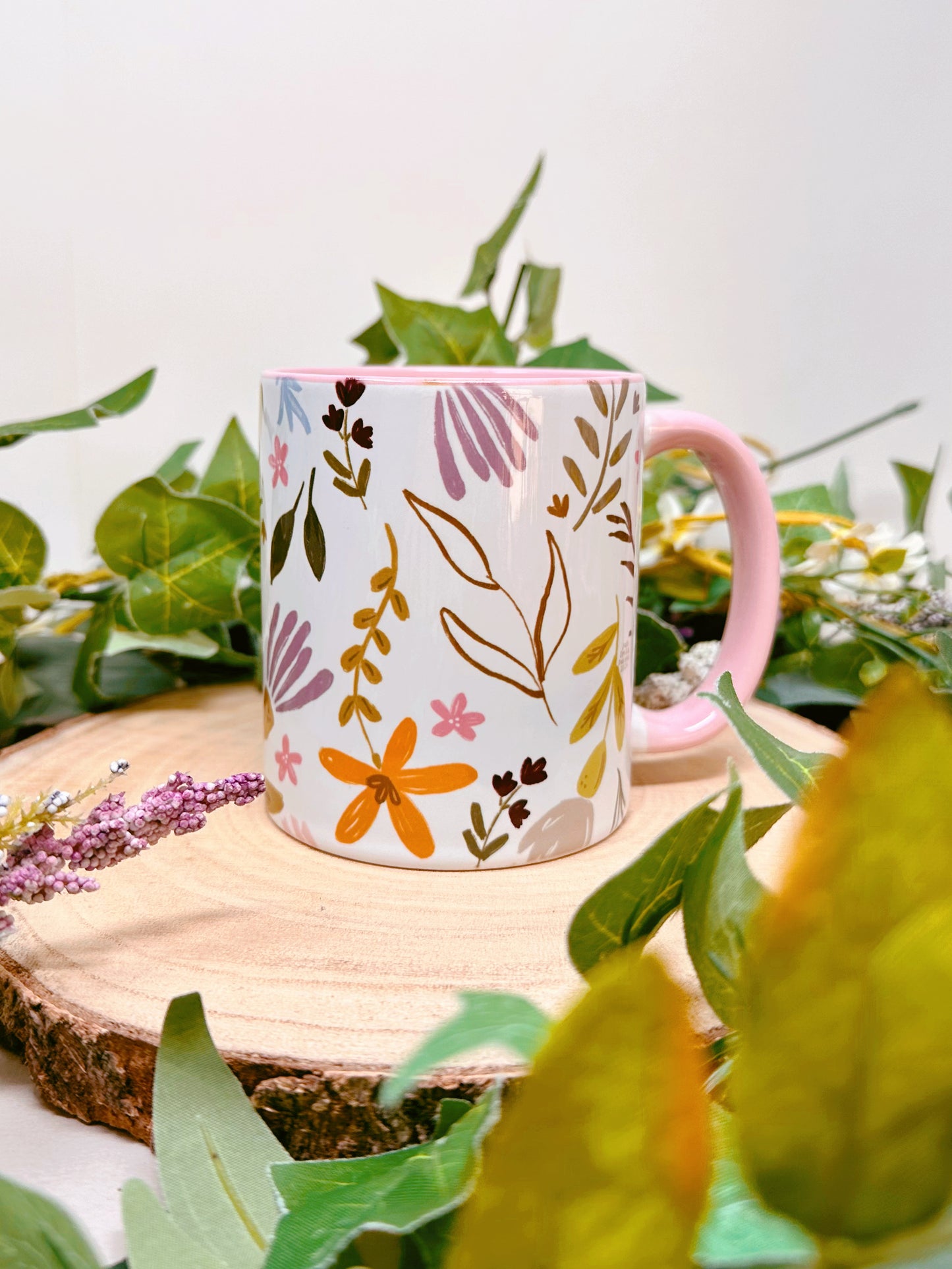 Fresh Flowers Ceramic Mug