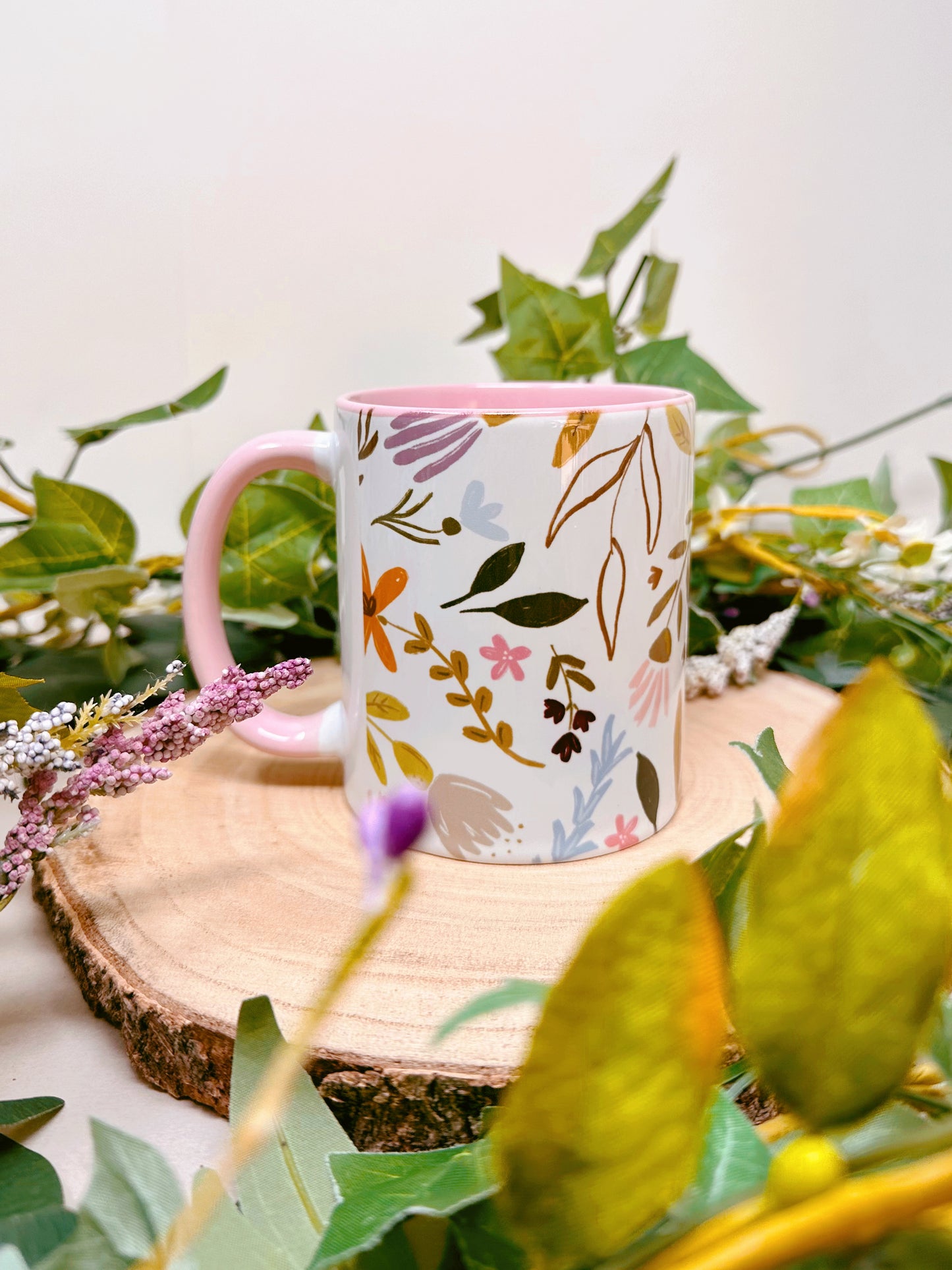 Fresh Flowers Ceramic Mug