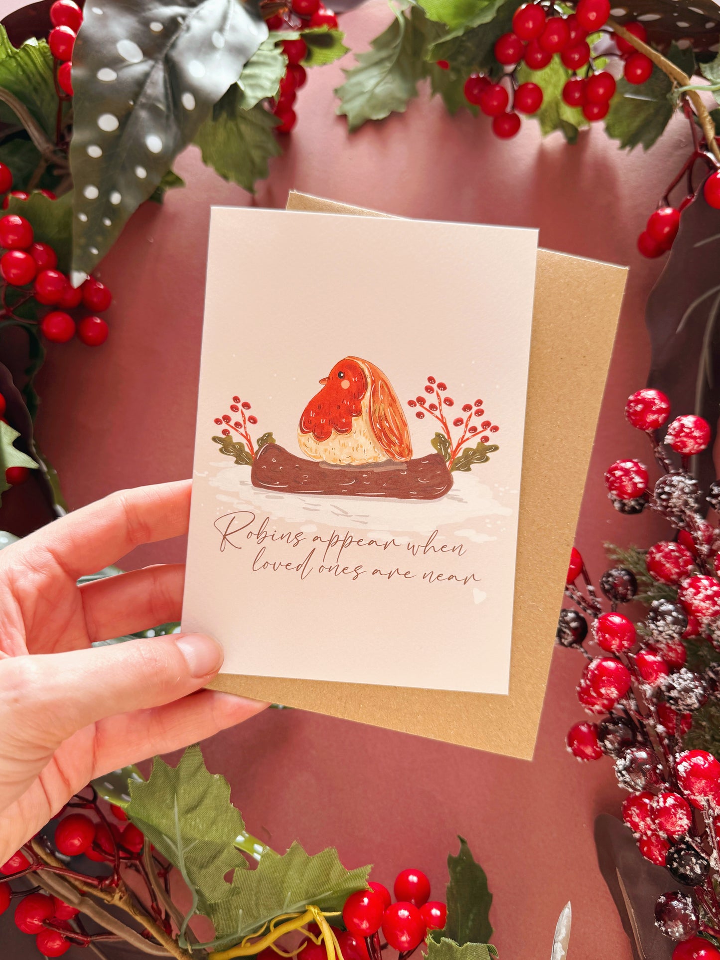 Robin Sympathy Card