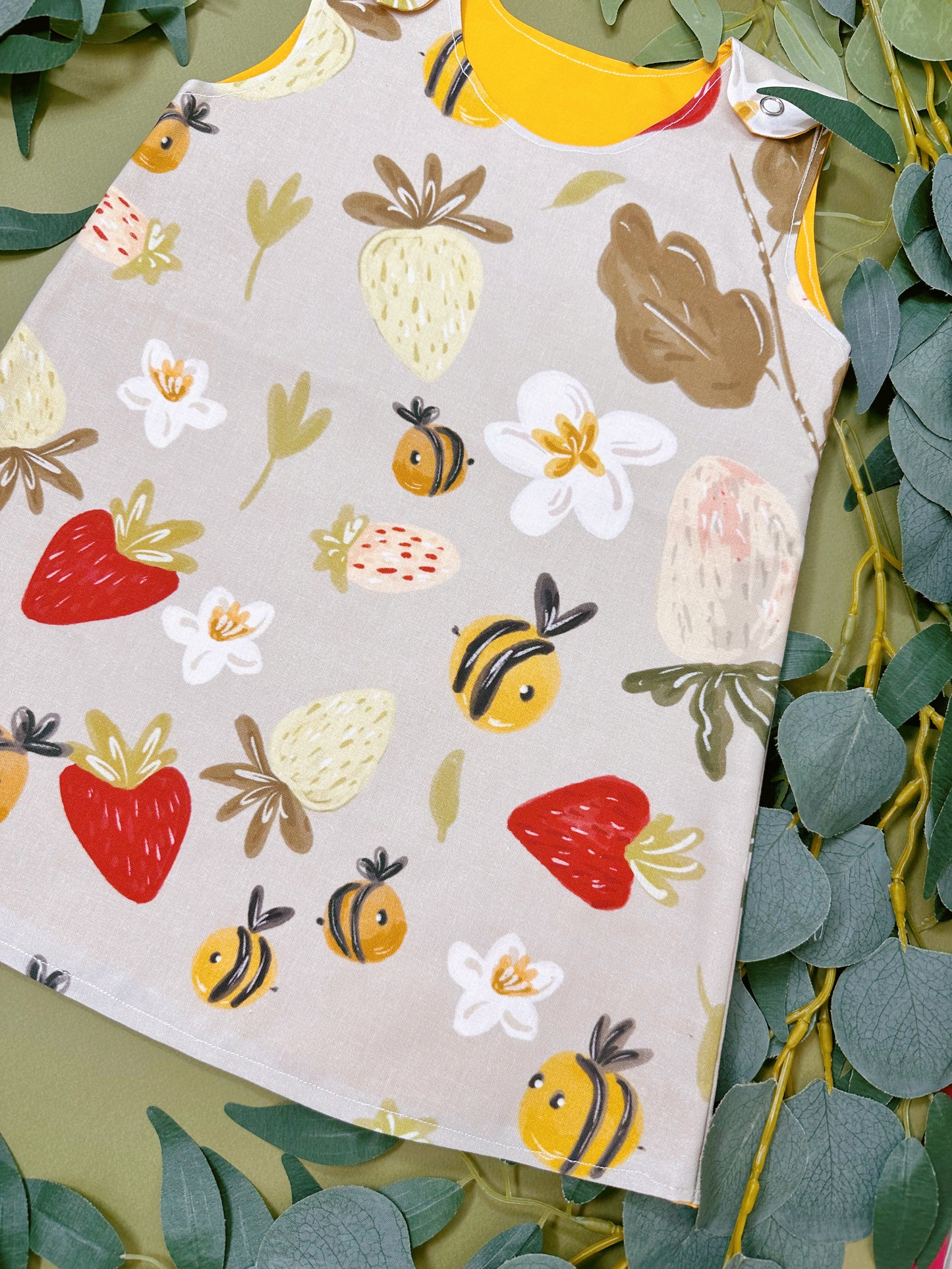 Strawberry Bee Dress