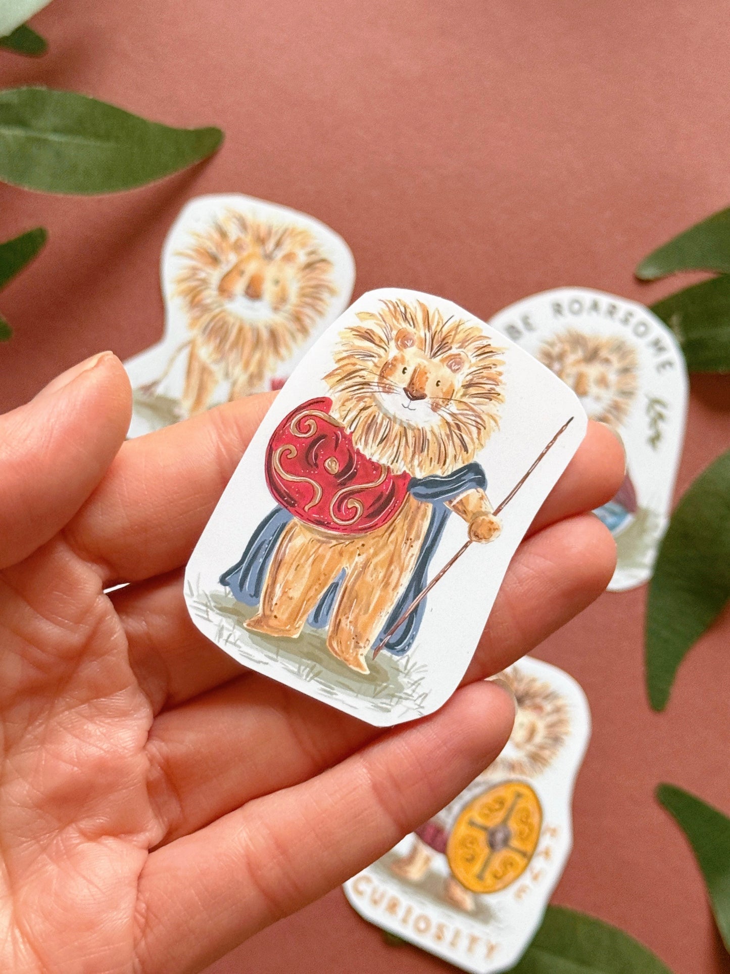 Warrior Lion Sticker