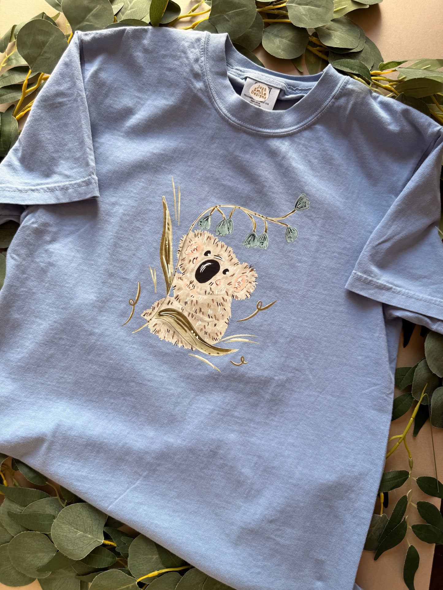 Bluebell Koala T-Shirt - Organic Cotton
