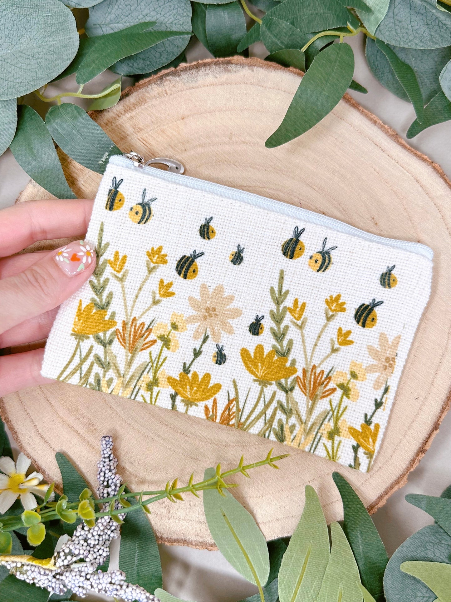 Autumn Bee Zip Case