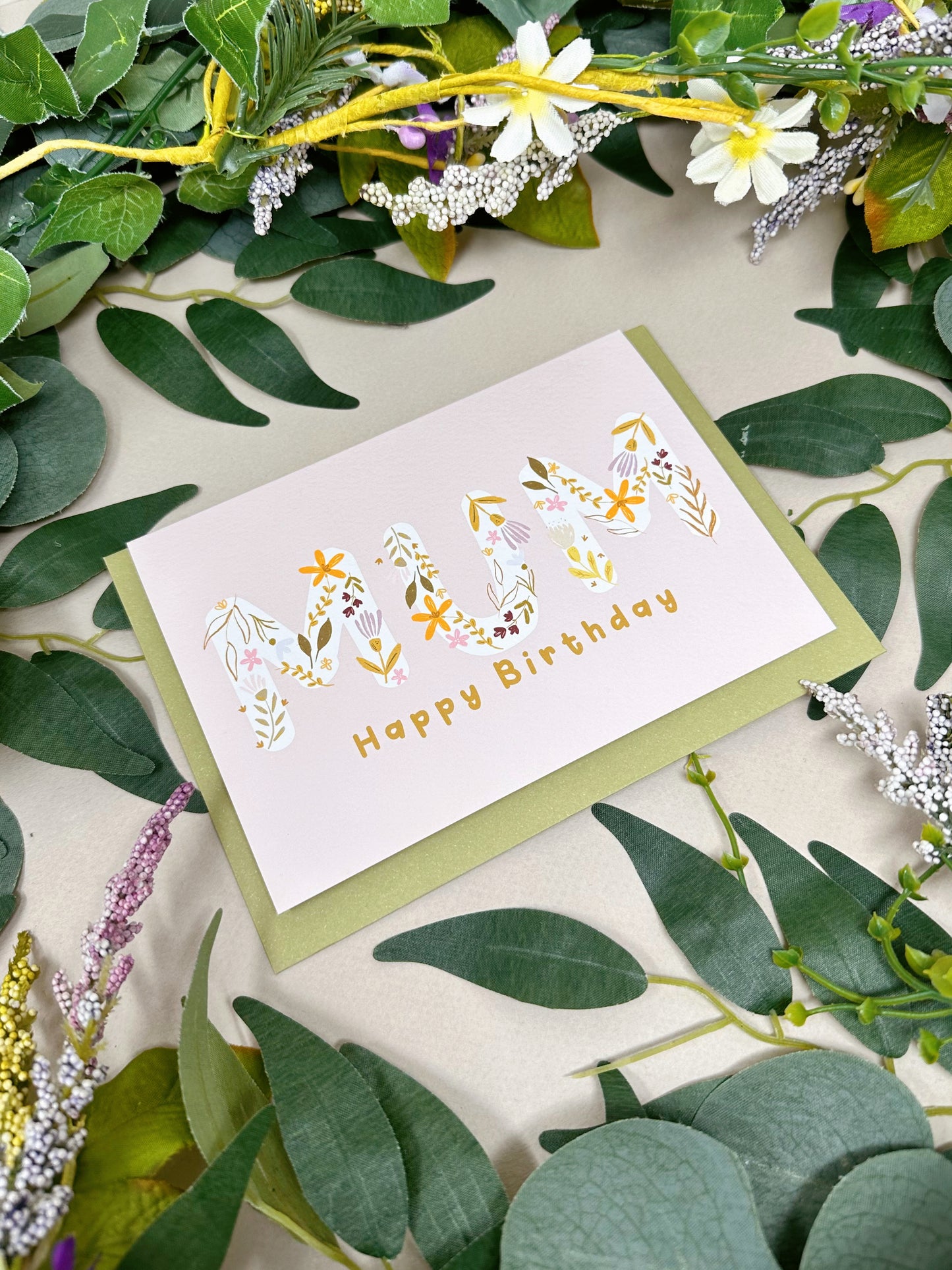 Mum Floral Birthday Card