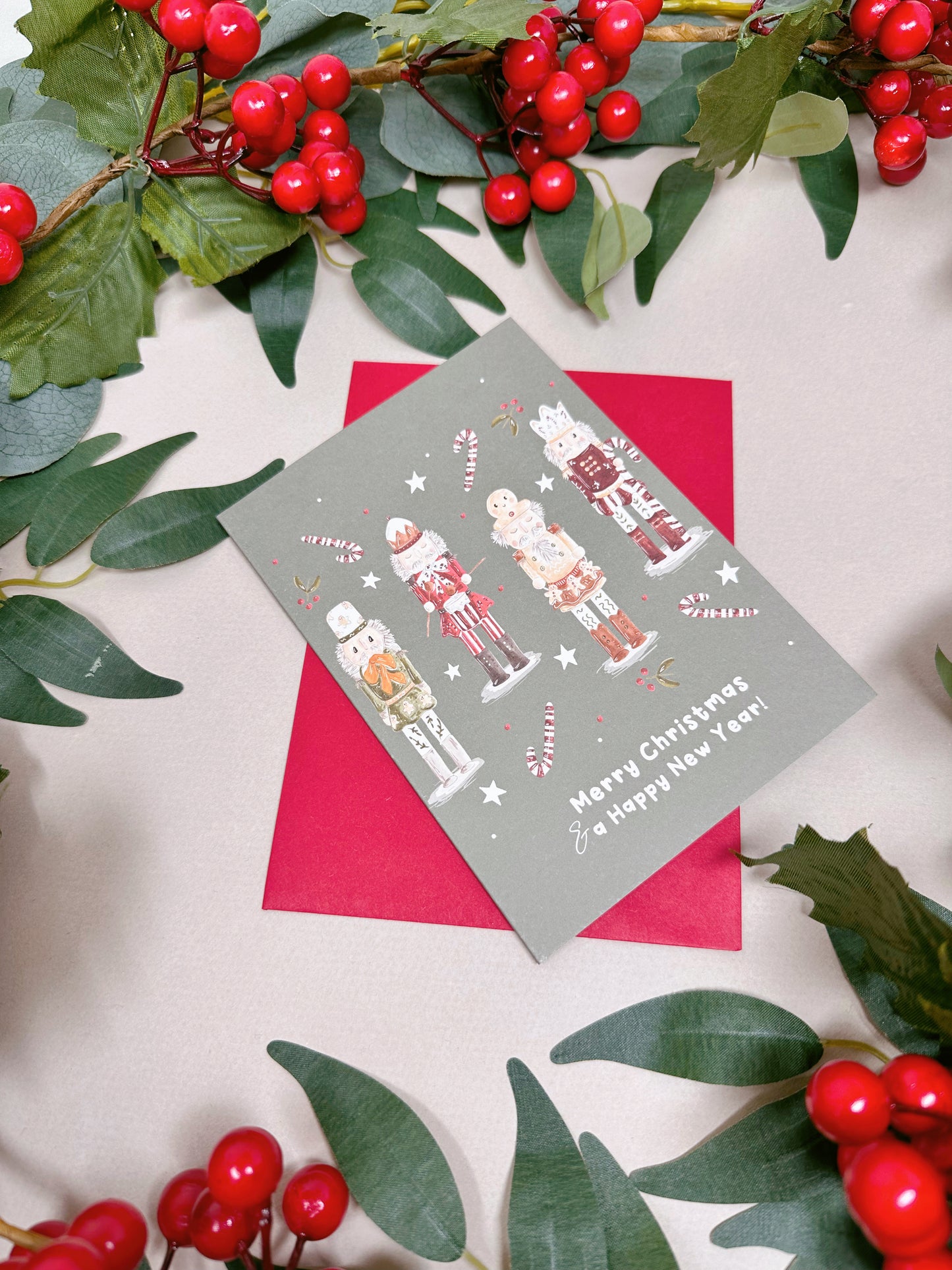 Nutcracker Christmas Card