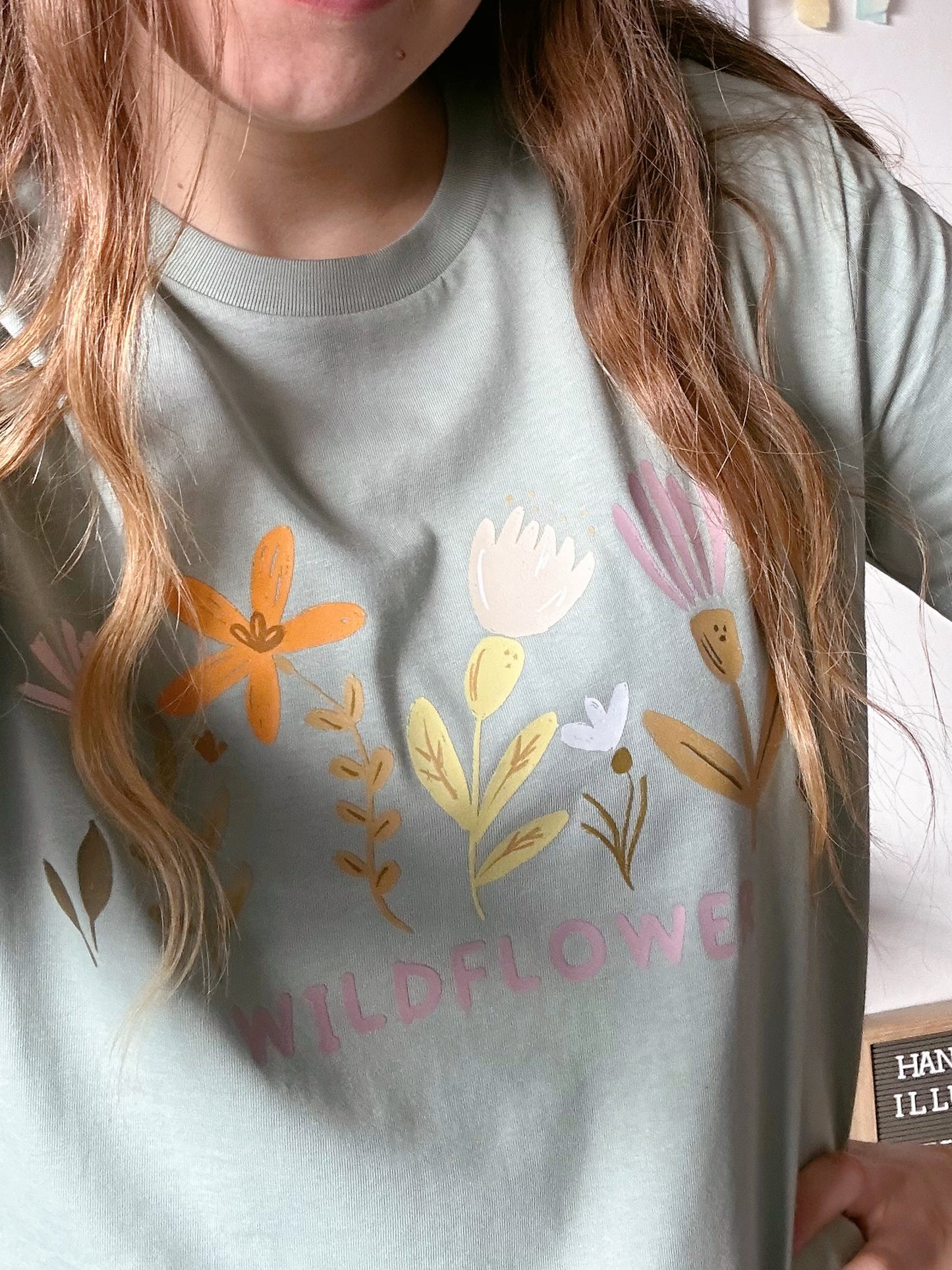 Wild Flower Graphic T-Shirt - Organic Cotton