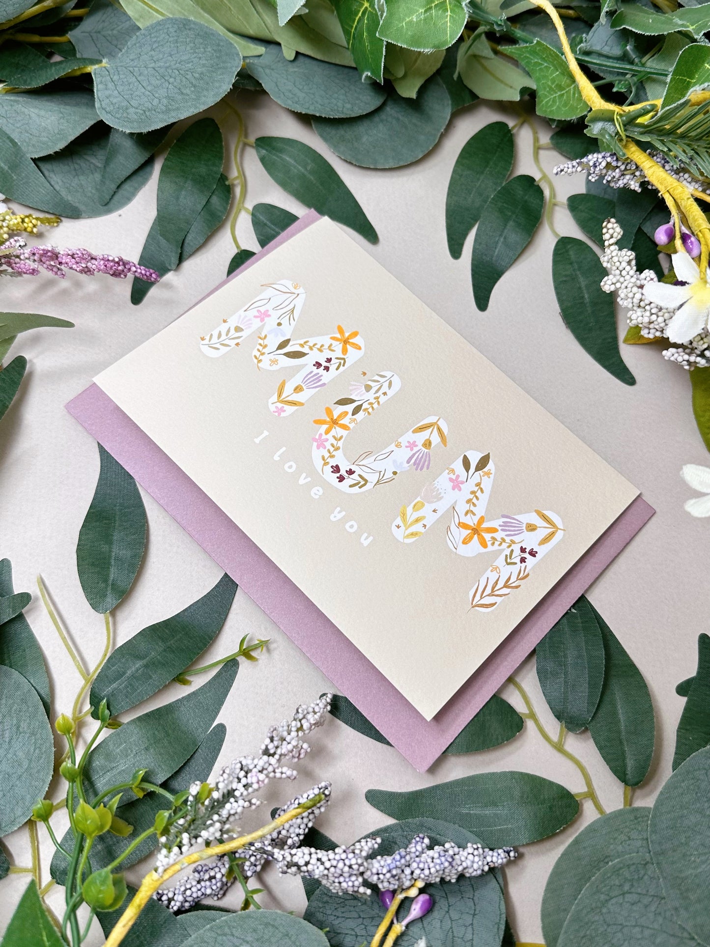 Mum Floral Card