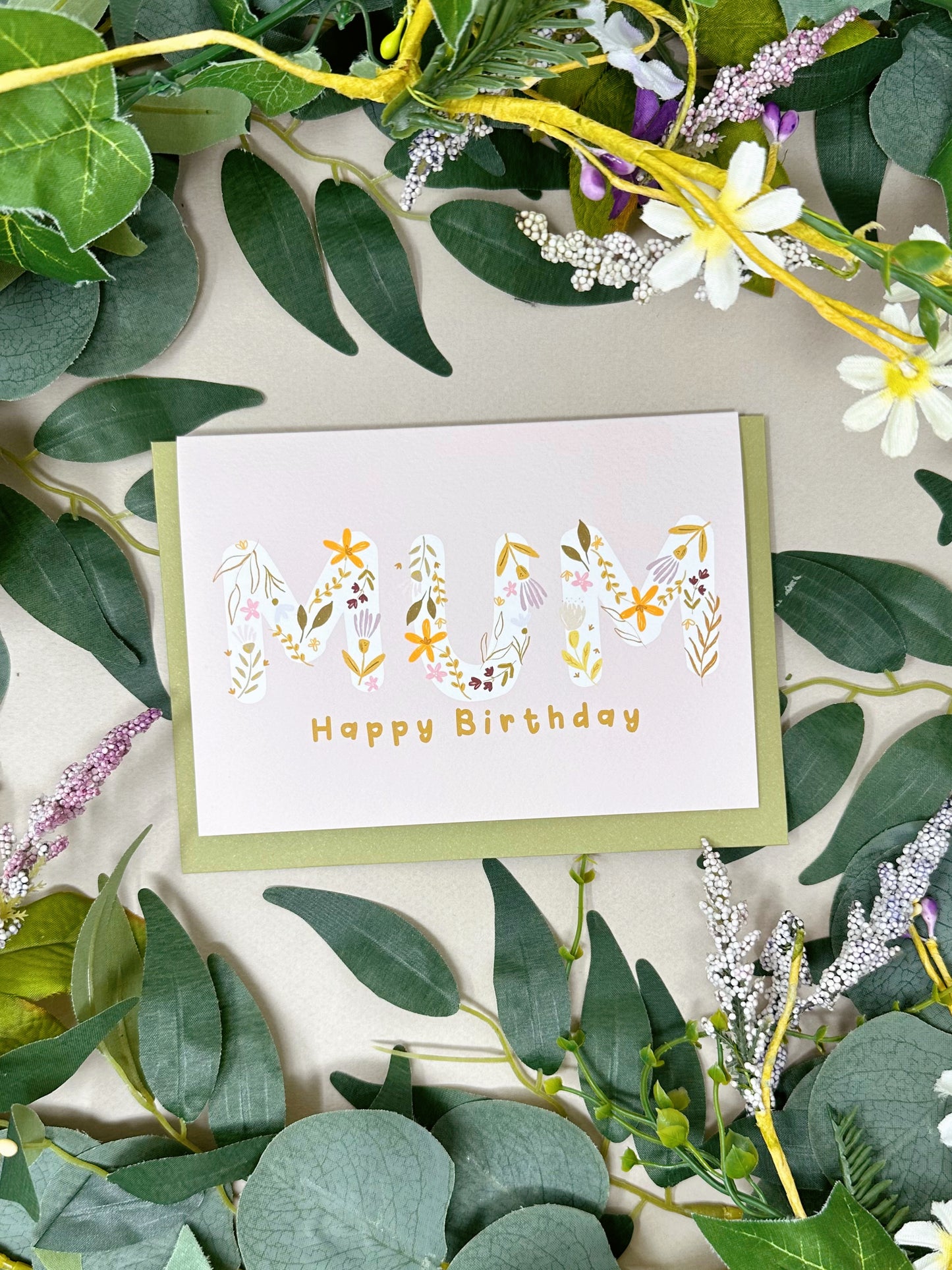 Mum Floral Birthday Card