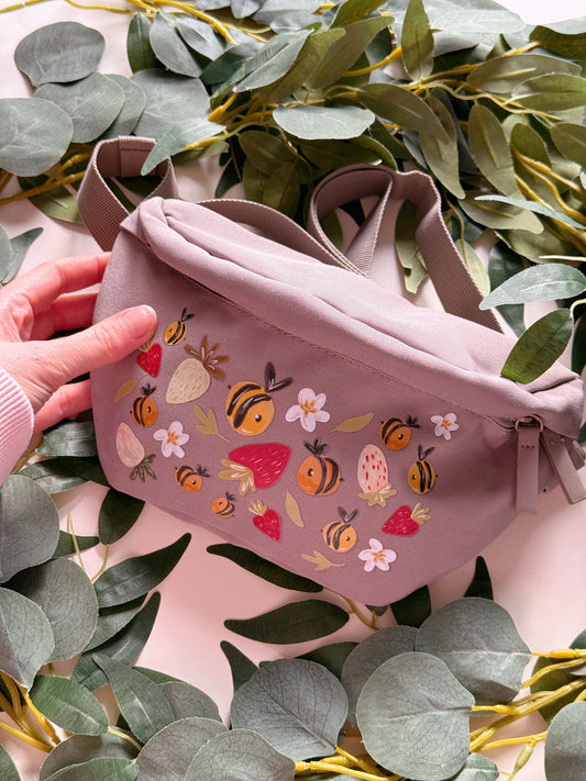 Strawberry bee bumbag