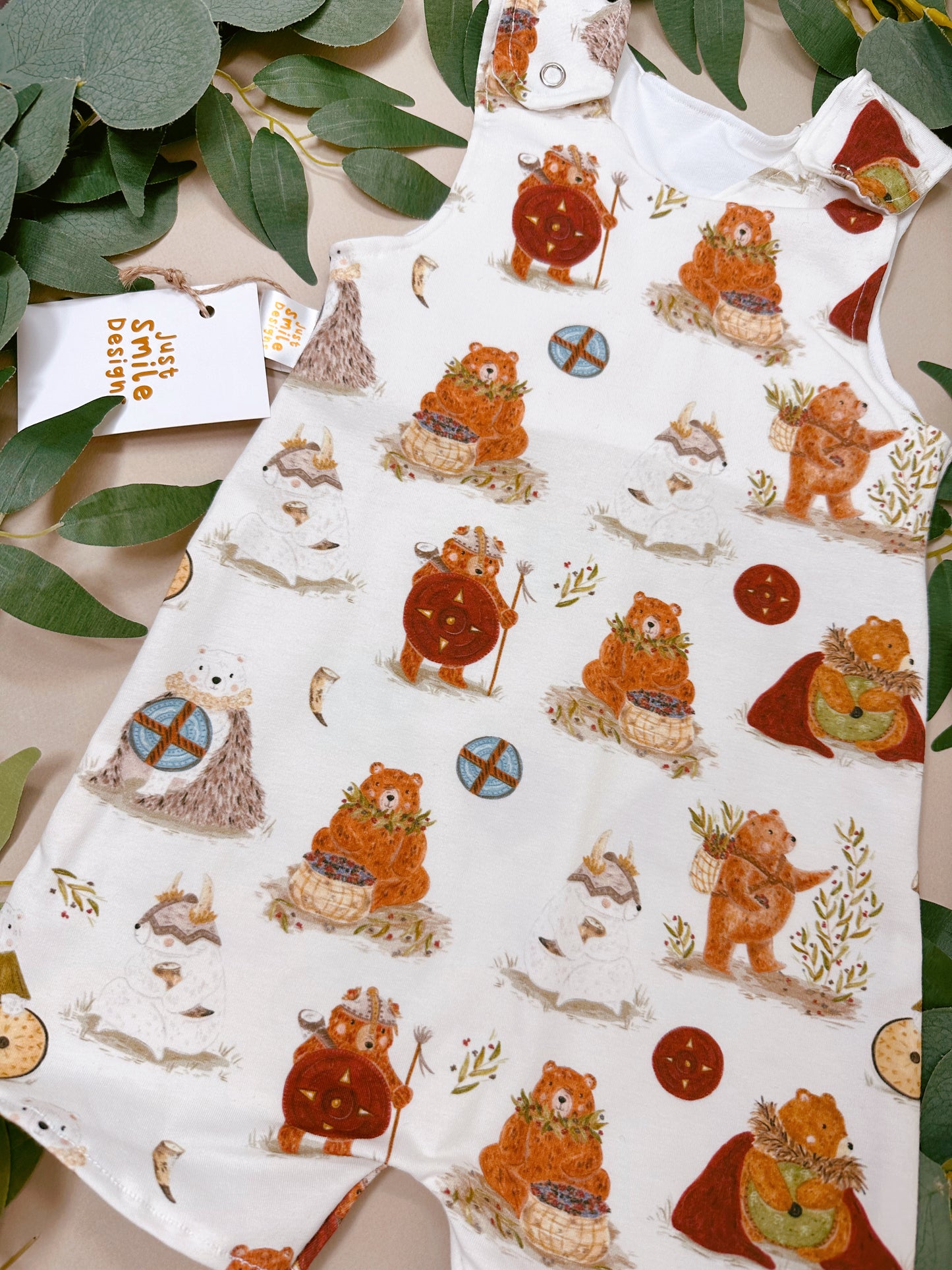 Viking Bear Short Romper